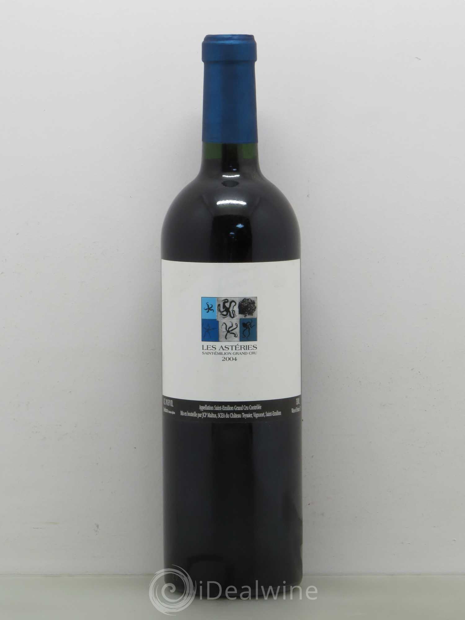 Saint-Émilion Les Asteries Teyssier 2004 - Posten von 1 Flasche - 0