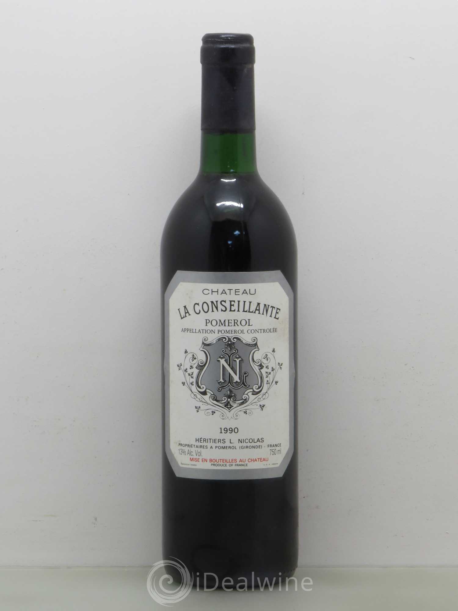 Château la Conseillante 1990 - Lot de 1 bouteille - 0