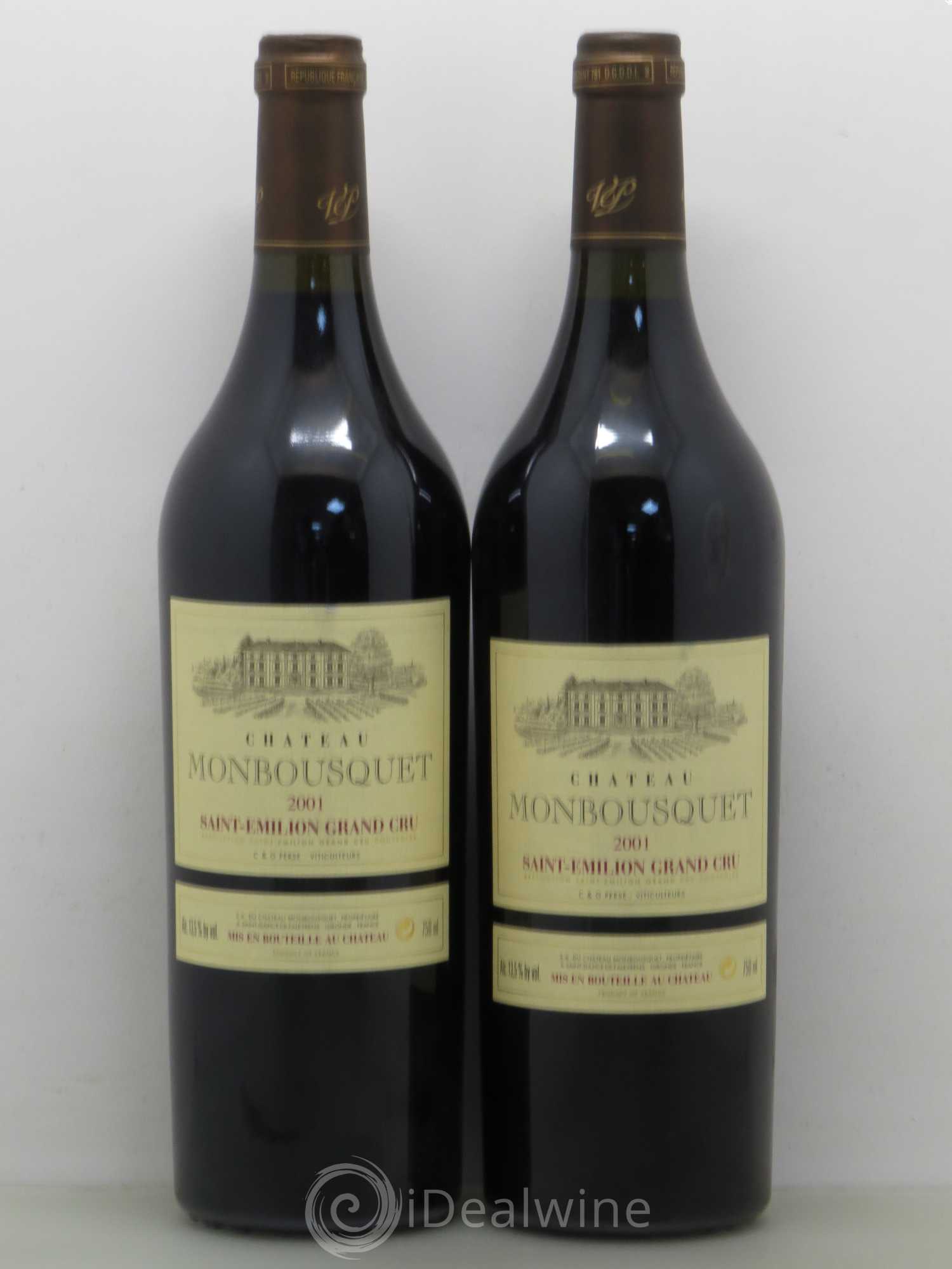 Château Monbousquet Grand Cru Classé 2001 - Lot de 2 bouteilles - 0