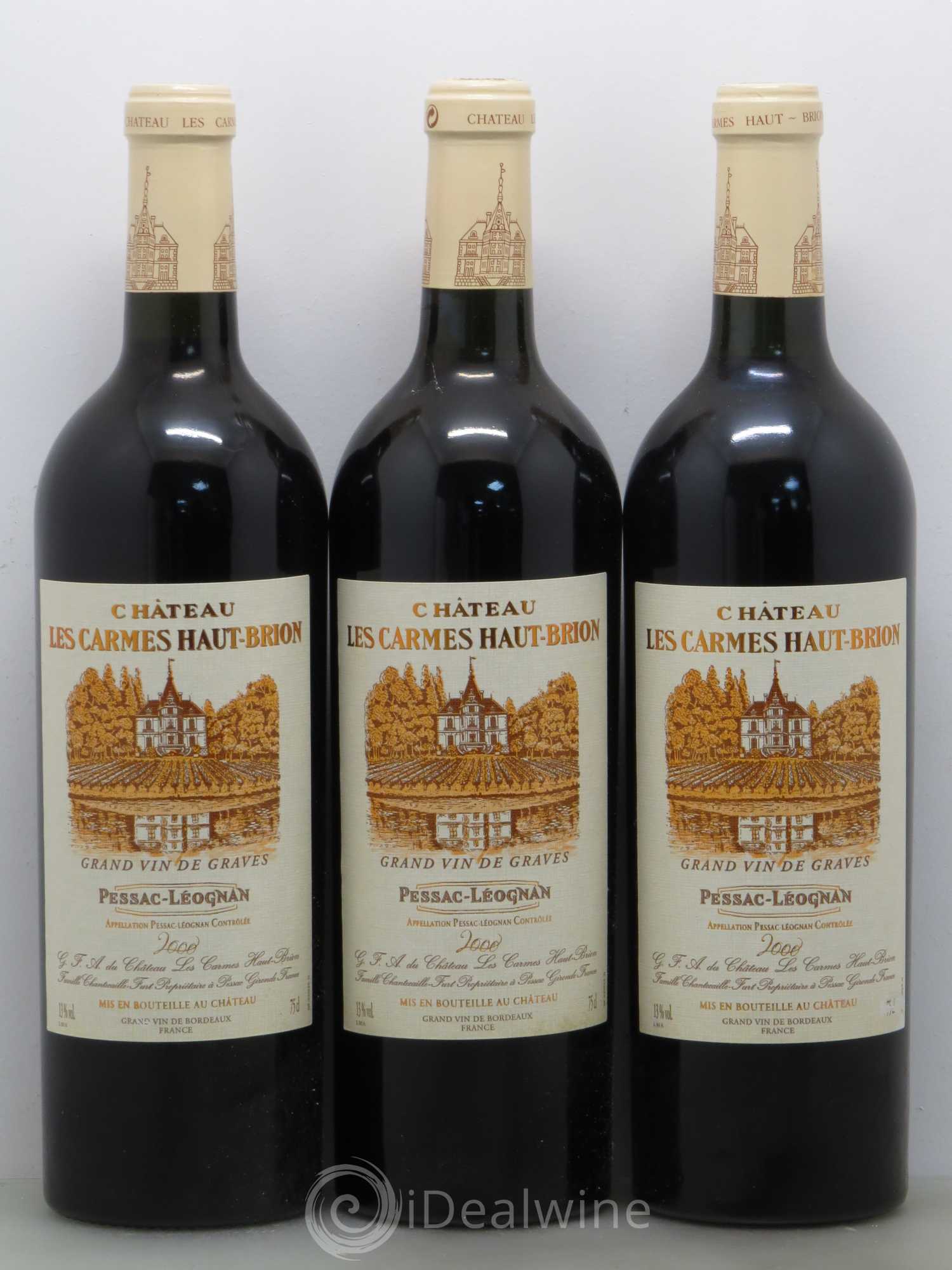 Château Les Carmes Haut-Brion 2000 - Lot de 12 bouteilles - 3