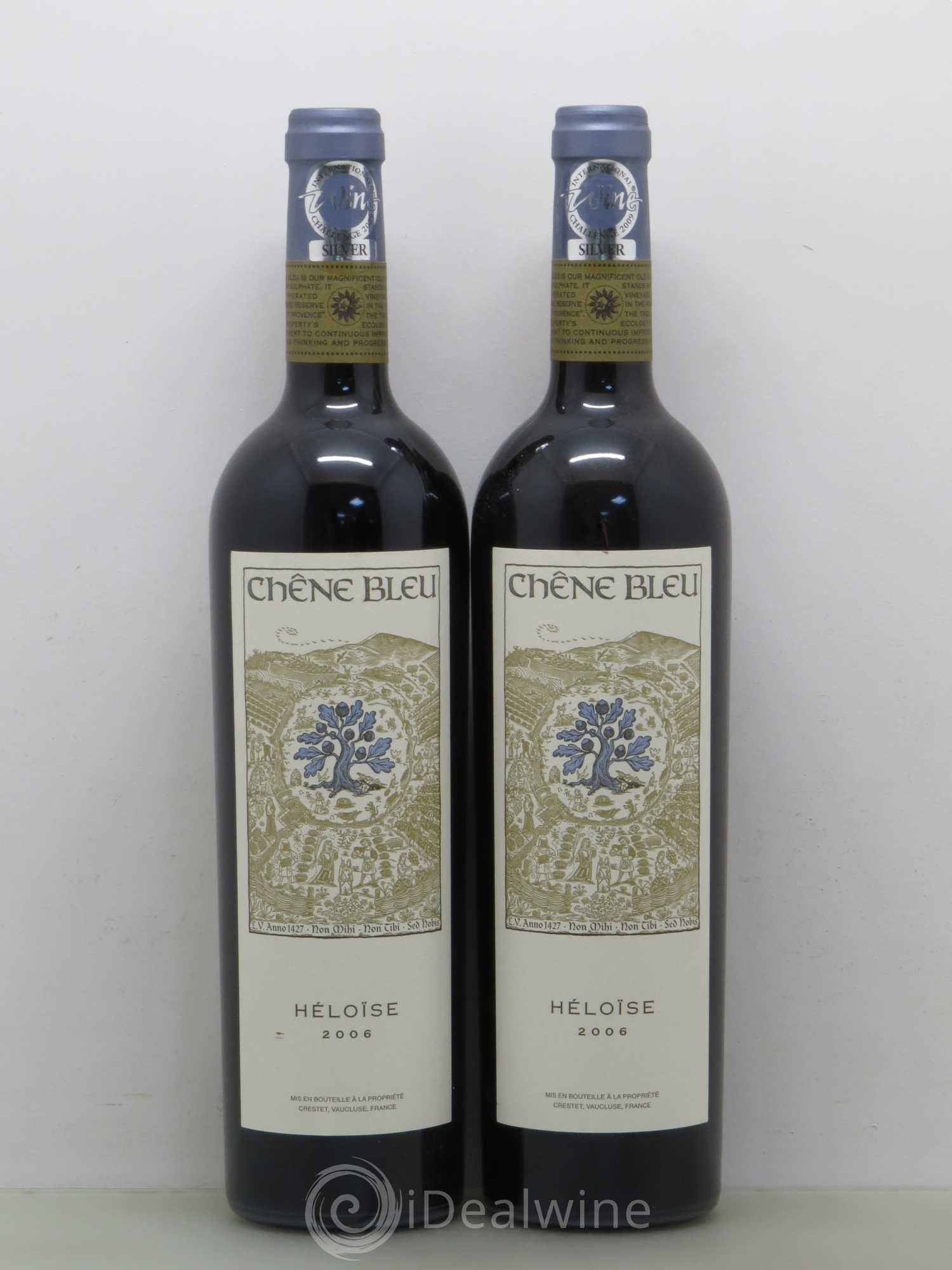 Divers Héloïse Vaucluse Chène Bleu 2006 - Lot de 2 bouteilles - 0