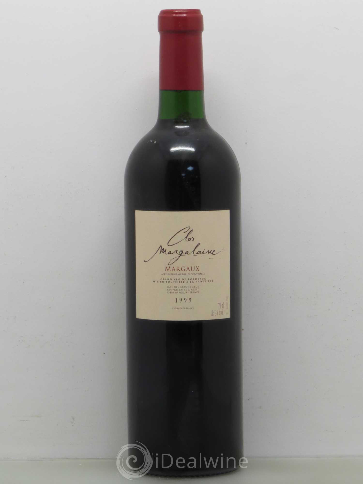 Clos Margalaine 1999 - Lot de 1 bouteille - 0