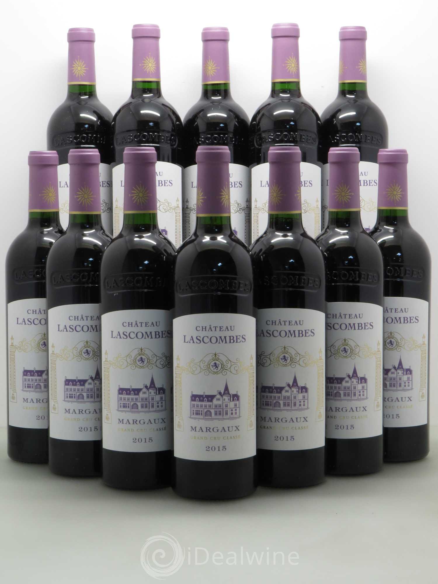 Château Lascombes 2ème Grand Cru Classé 2015 - Lot de 12 bouteilles - 0