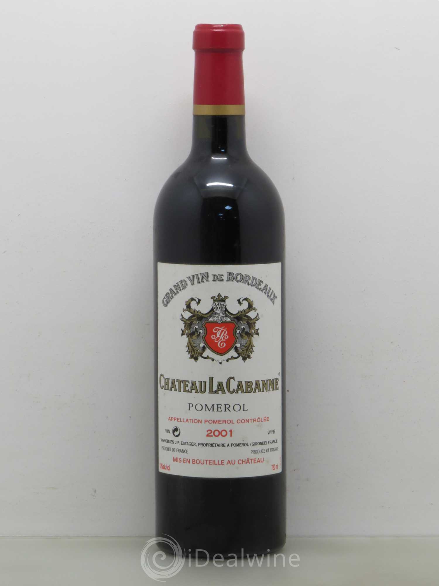 Château la Cabanne 2001 - Lot de 1 bouteille - 0
