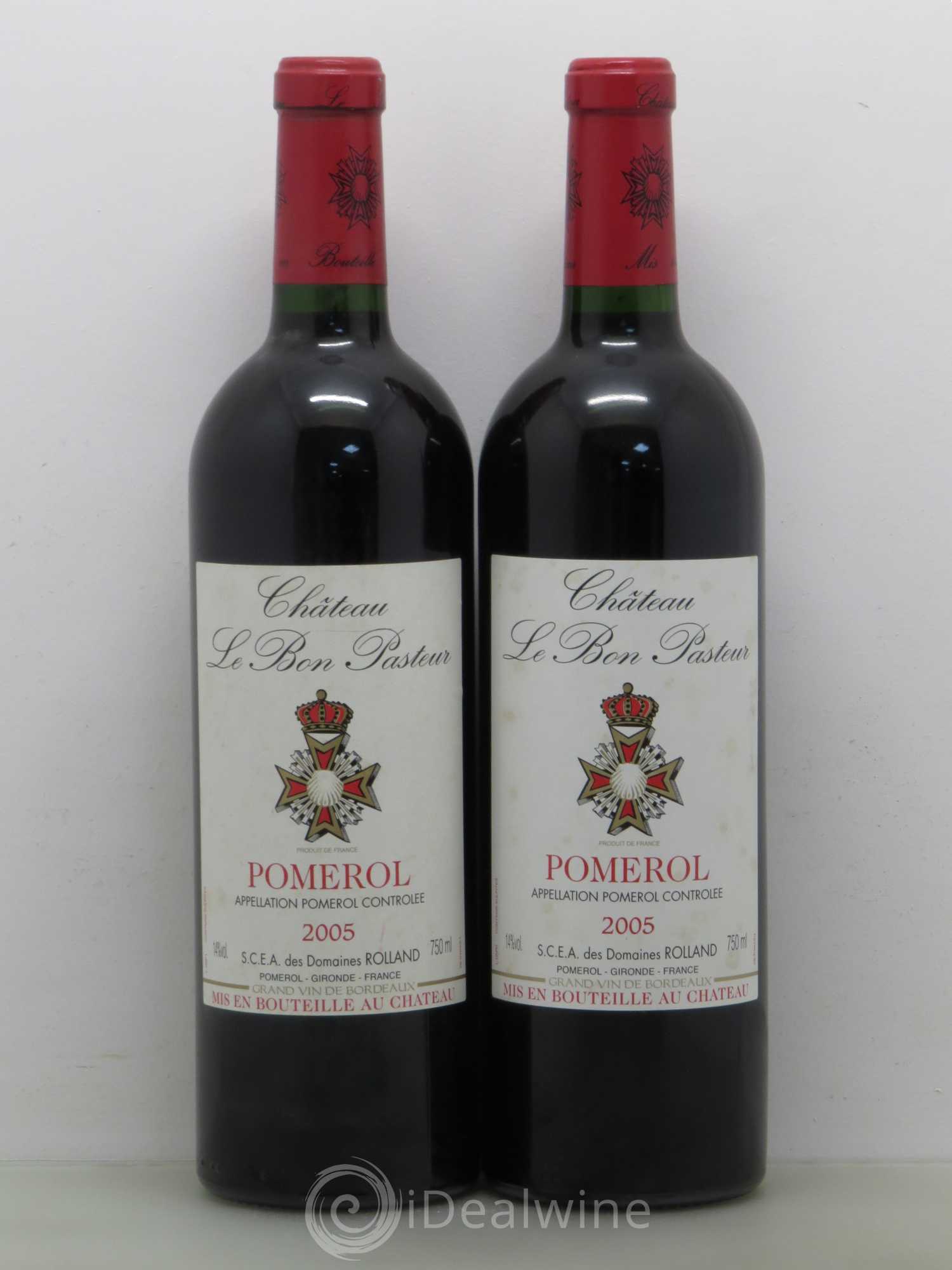 Château le Bon Pasteur 2005 - Lot de 2 bouteilles - 0
