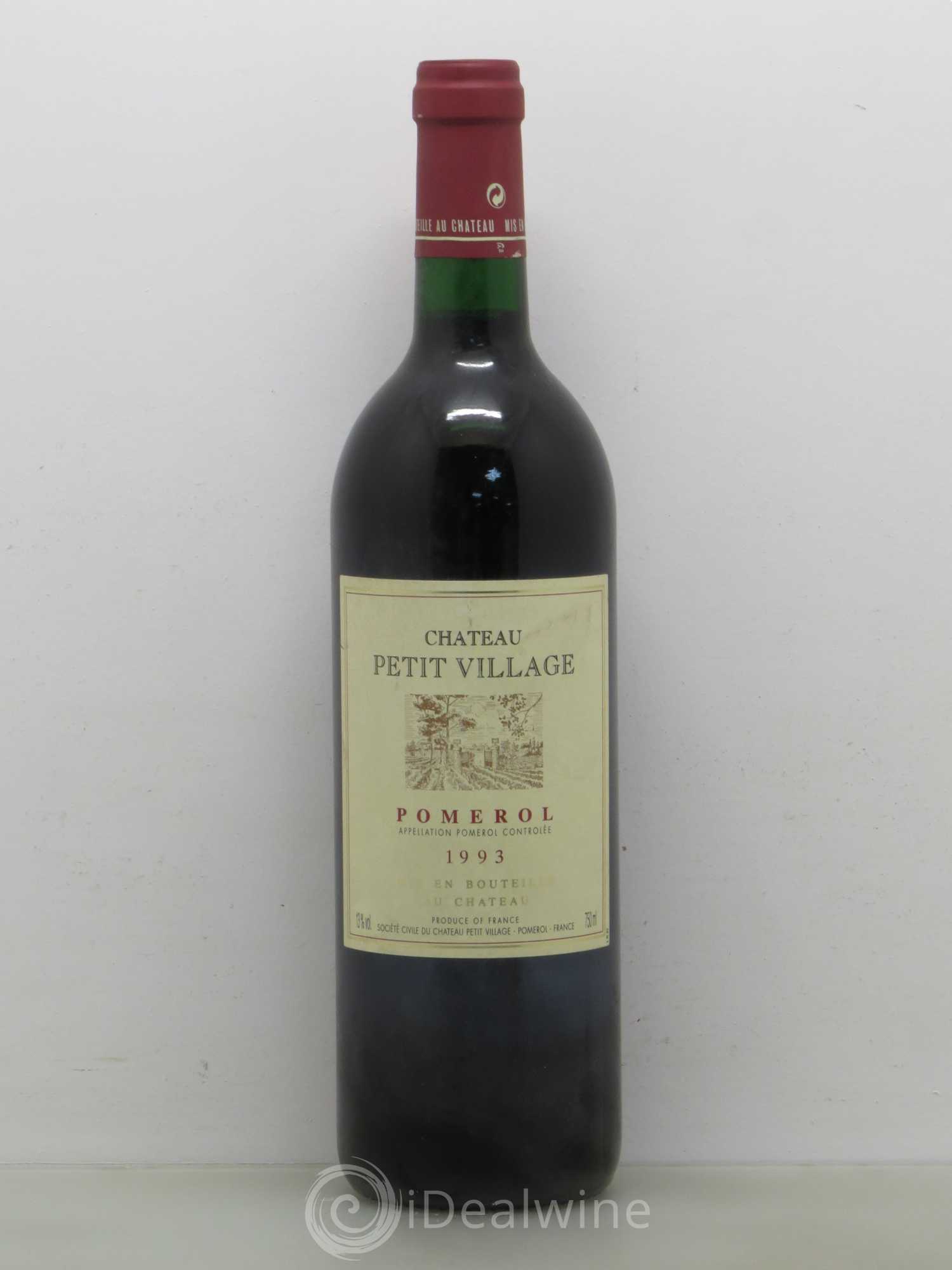 Château Petit Village 1993 - Lot de 1 bouteille - 0