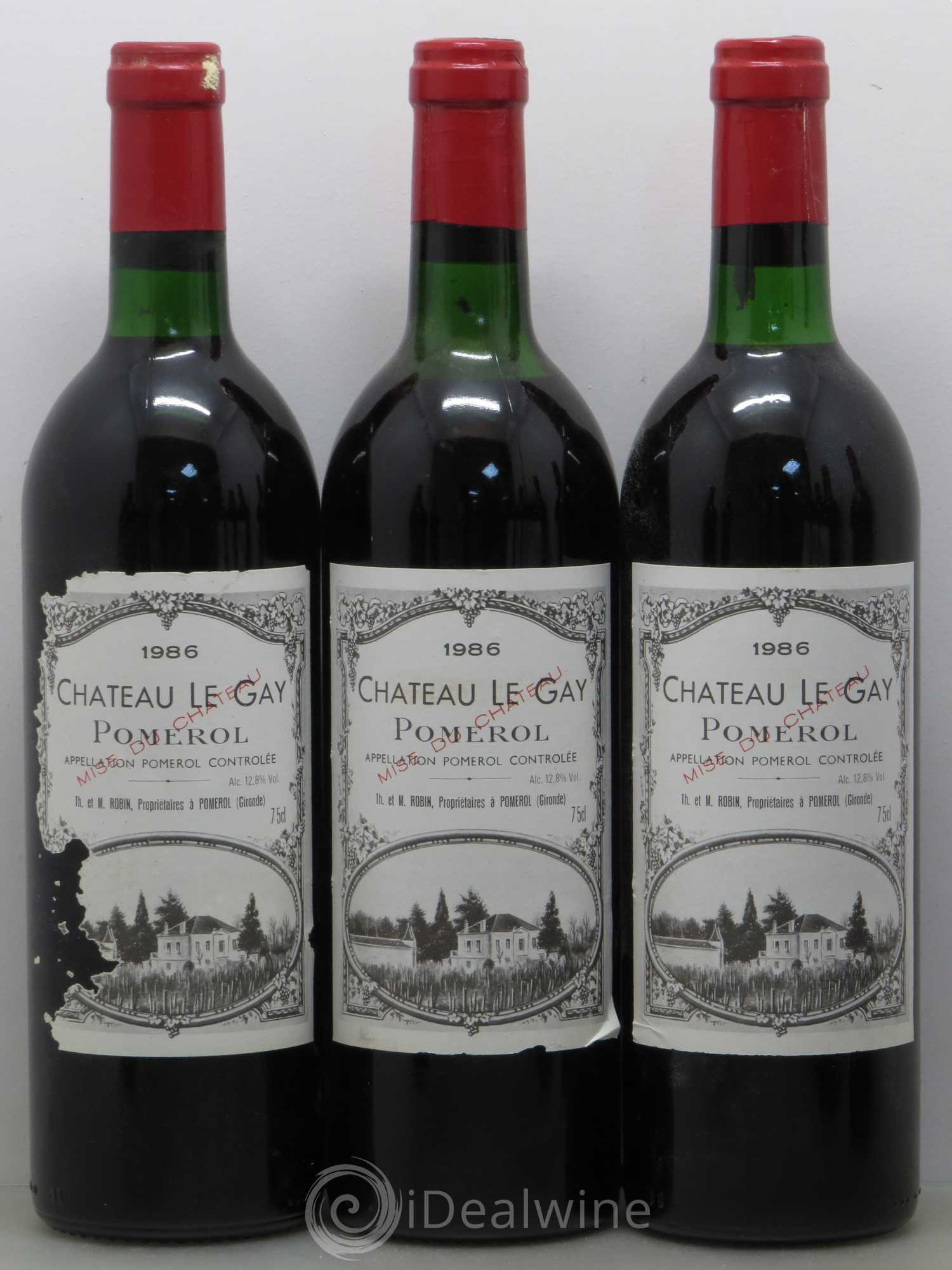 Château Le Gay 1986 - Lot de 12 bouteilles - 2