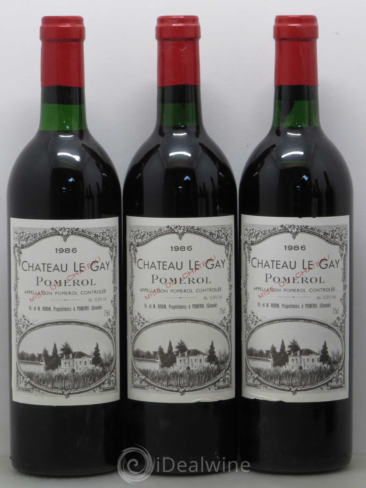 Château Le Gay 1986 - Lot de 12 bouteilles - 3