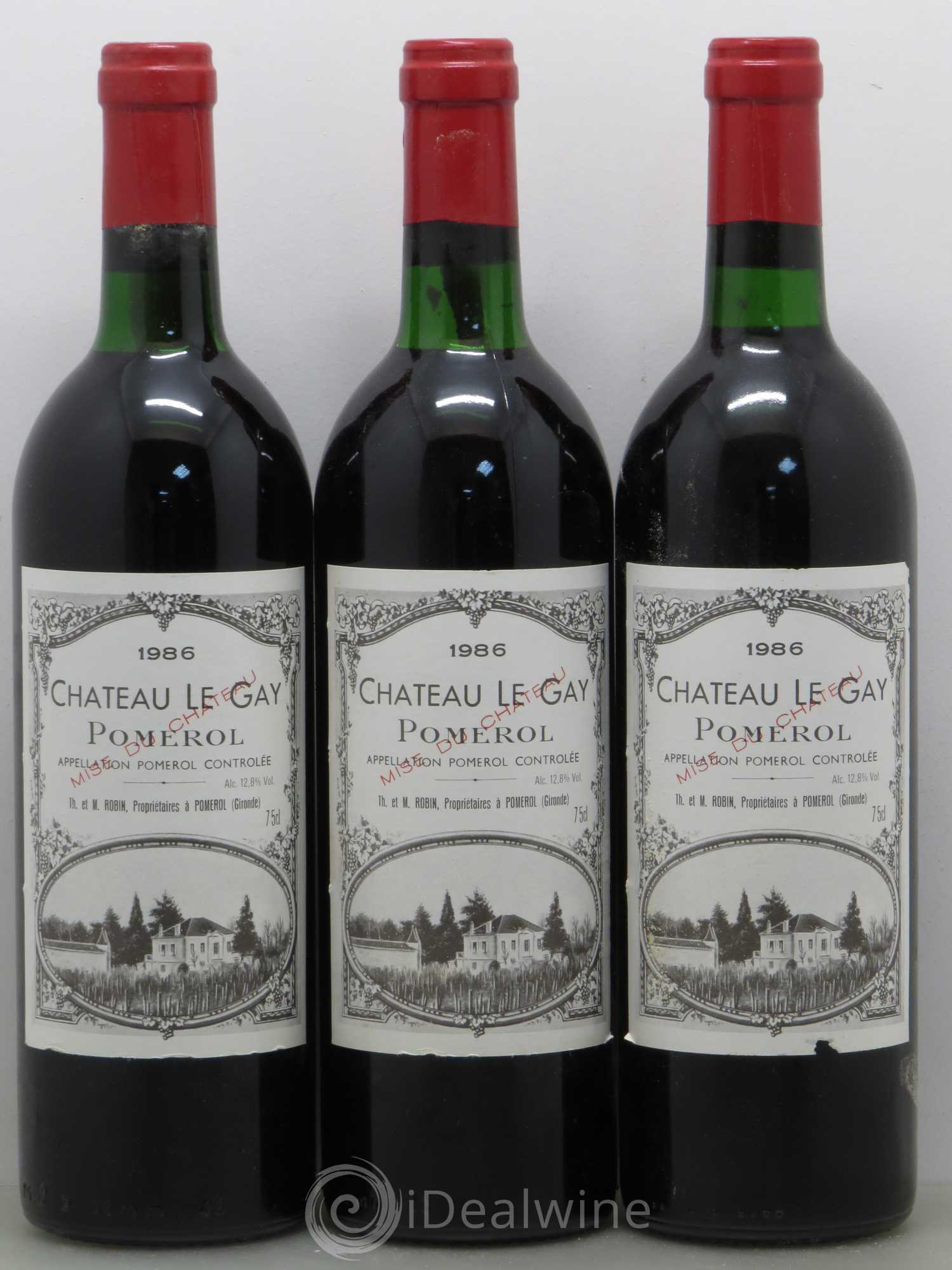 Château Le Gay 1986 - Lot de 12 bouteilles - 4