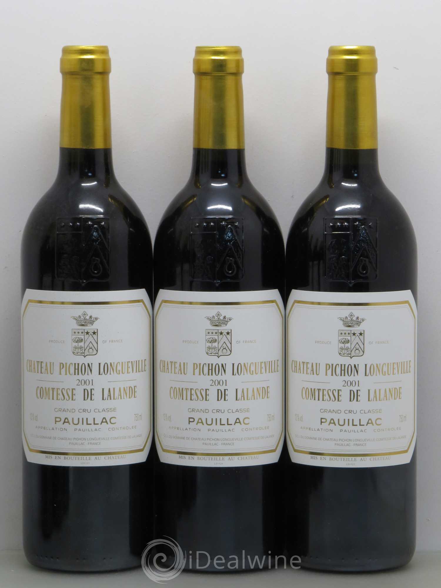Château Pichon Longueville Comtesse de Lalande 2ème Grand Cru Classé 2001 - Lot de 6 bouteilles - 1