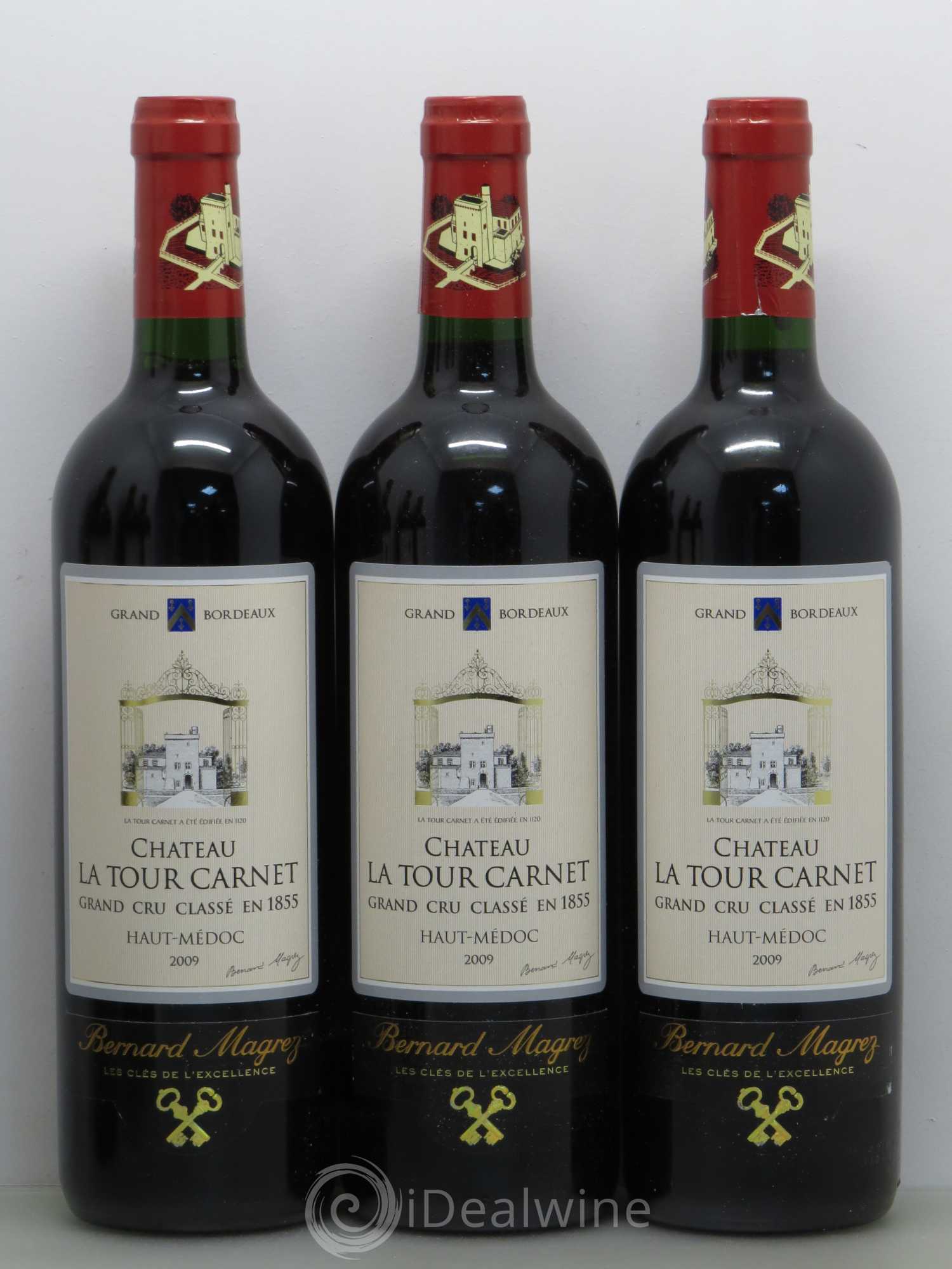 Château la Tour Carnet 4ème Grand Cru Classé 2009 - Lot de 6 bouteilles - 2