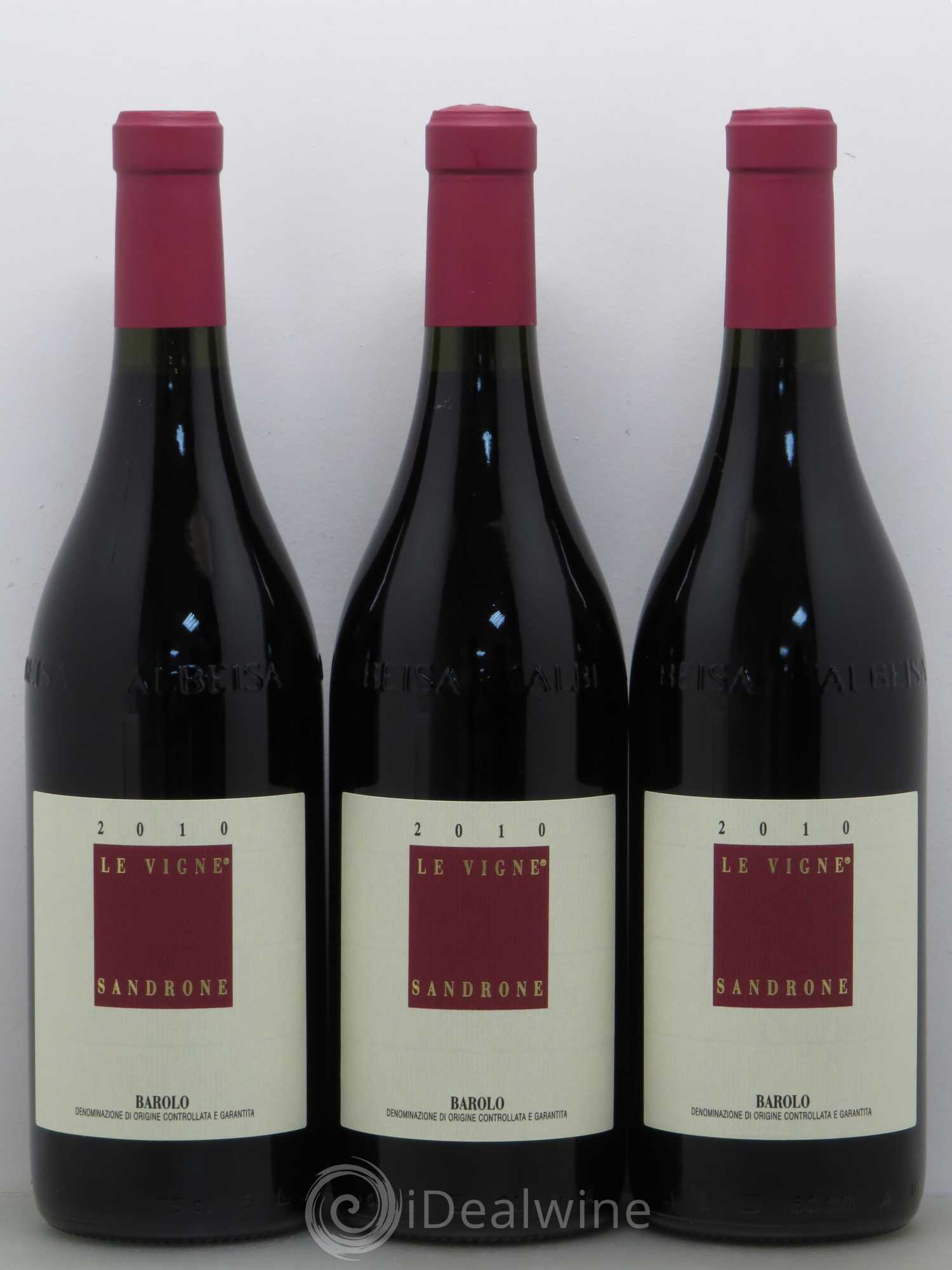 Barolo DOCG Le Vigne Luciano Sandrone 2010 - Lot de 3 bouteilles - 0