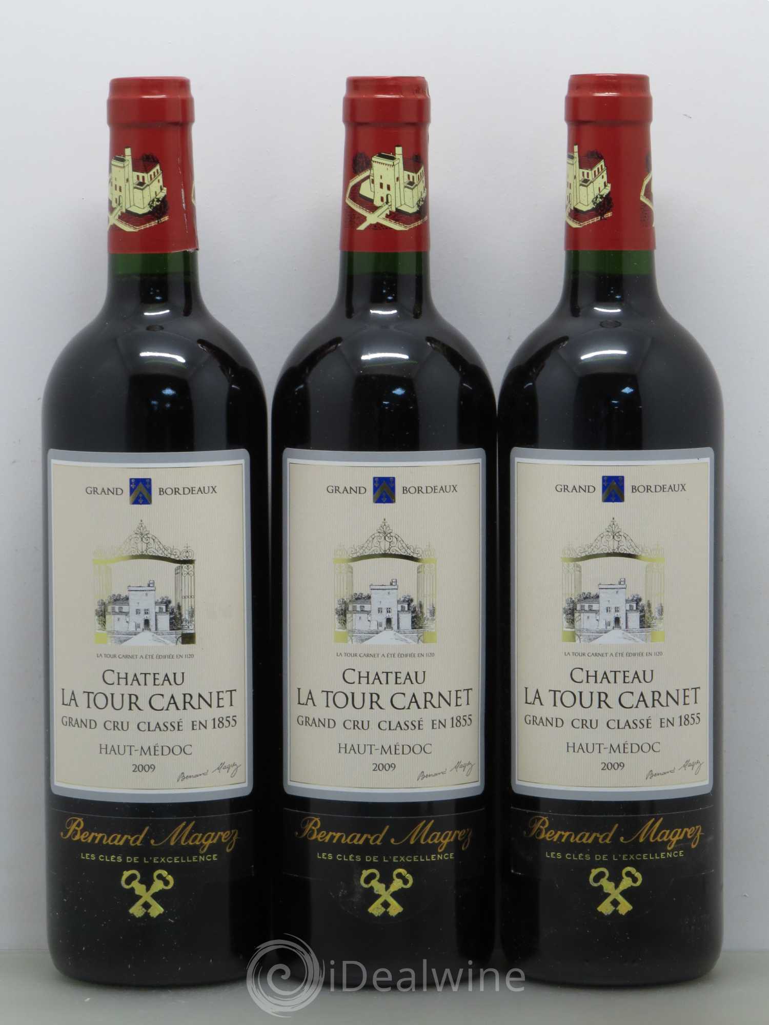 Château la Tour Carnet 4ème Grand Cru Classé 2009 - Lot de 6 bouteilles - 2