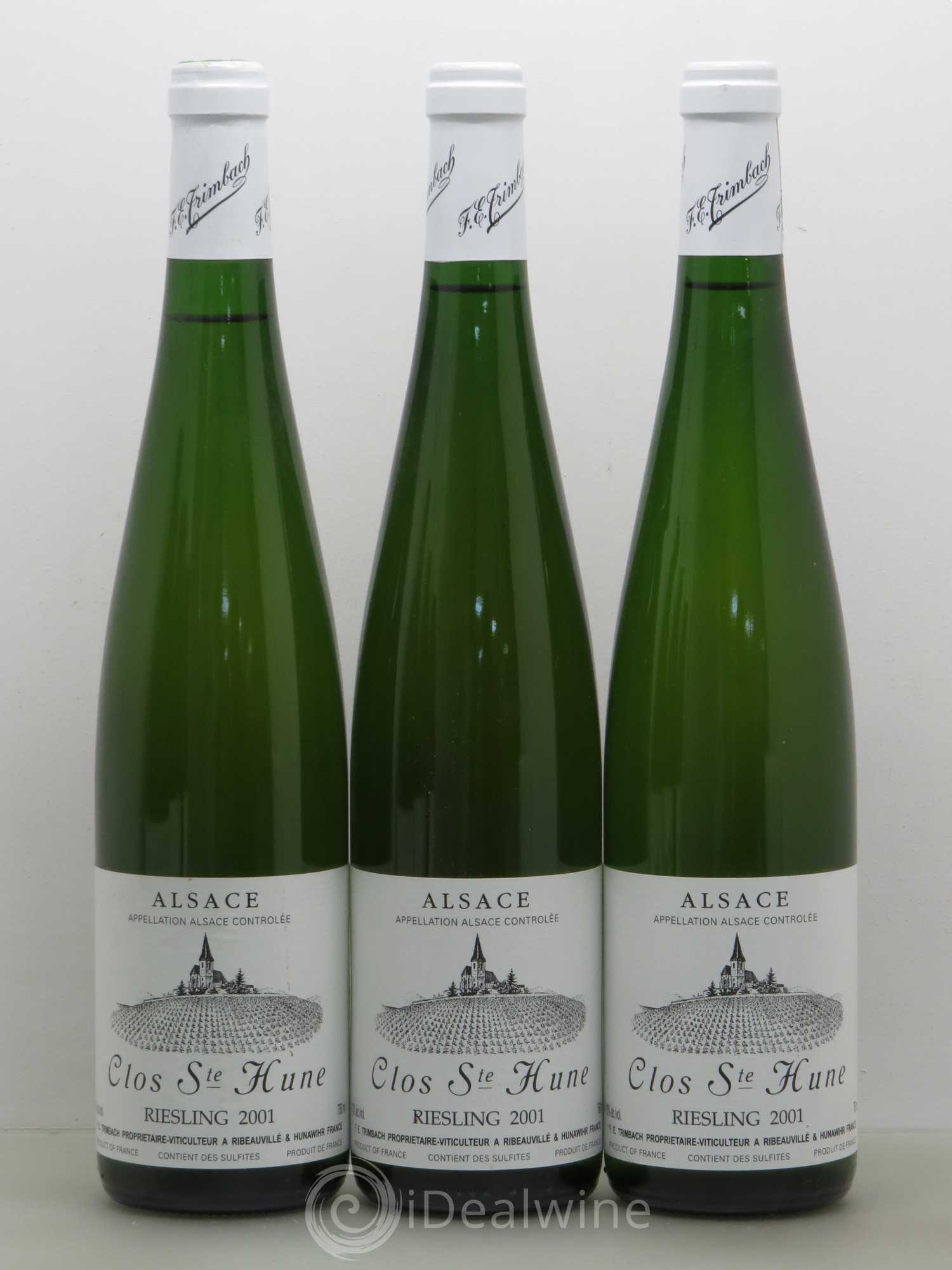 Alsace Riesling Clos Sainte-Hune Trimbach (Domaine) 2001 - Lot de 6 bouteilles - 1
