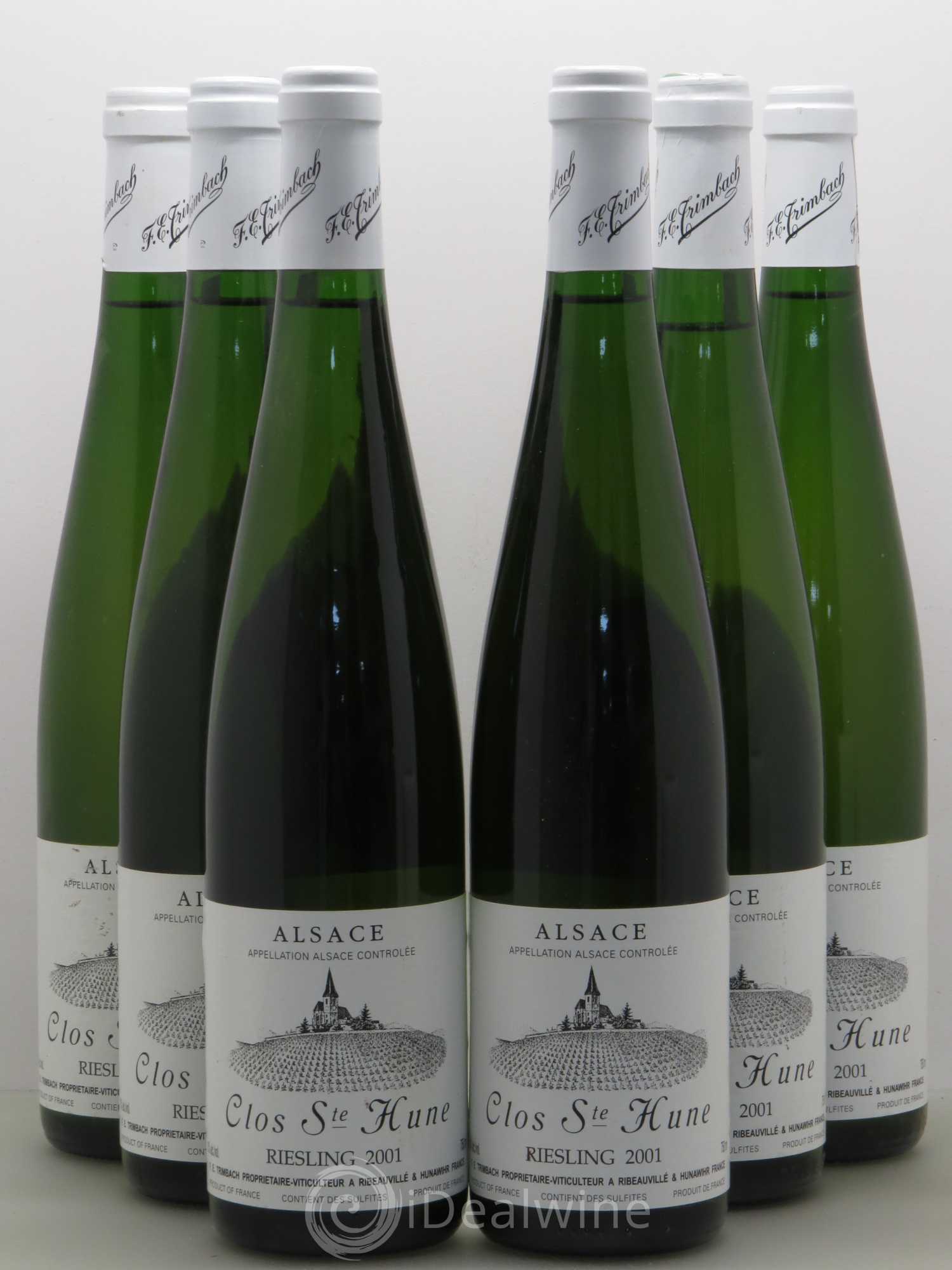 Alsace Riesling Clos Sainte-Hune Trimbach (Domaine) 2001 - Lot de 6 bouteilles - 0