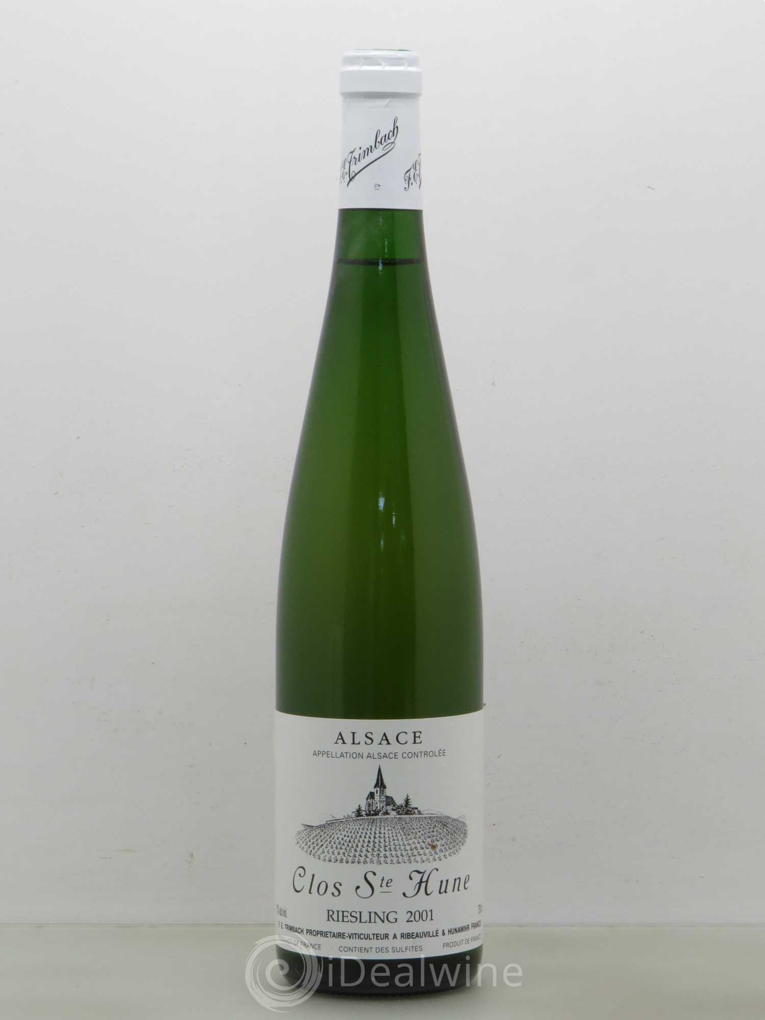 Alsace Riesling Clos Sainte-Hune Trimbach (Domaine) 2001 - Lot de 1 bouteille - 0