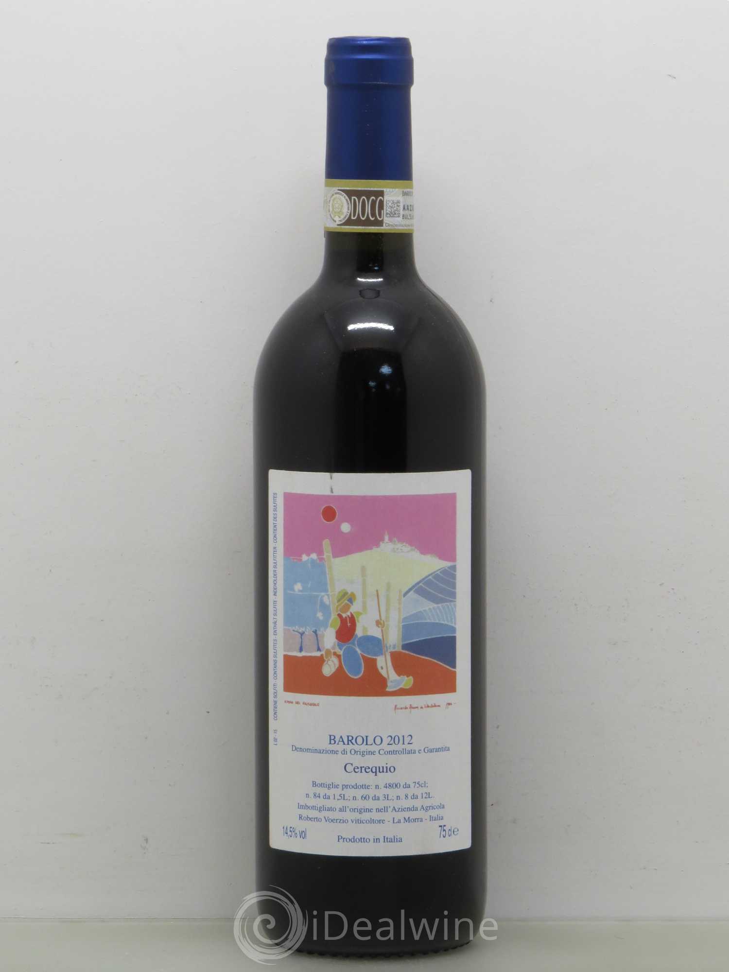 Barolo DOCG Cerequio Roberto Voerzio 2012 - Lot de 1 bouteille - 0