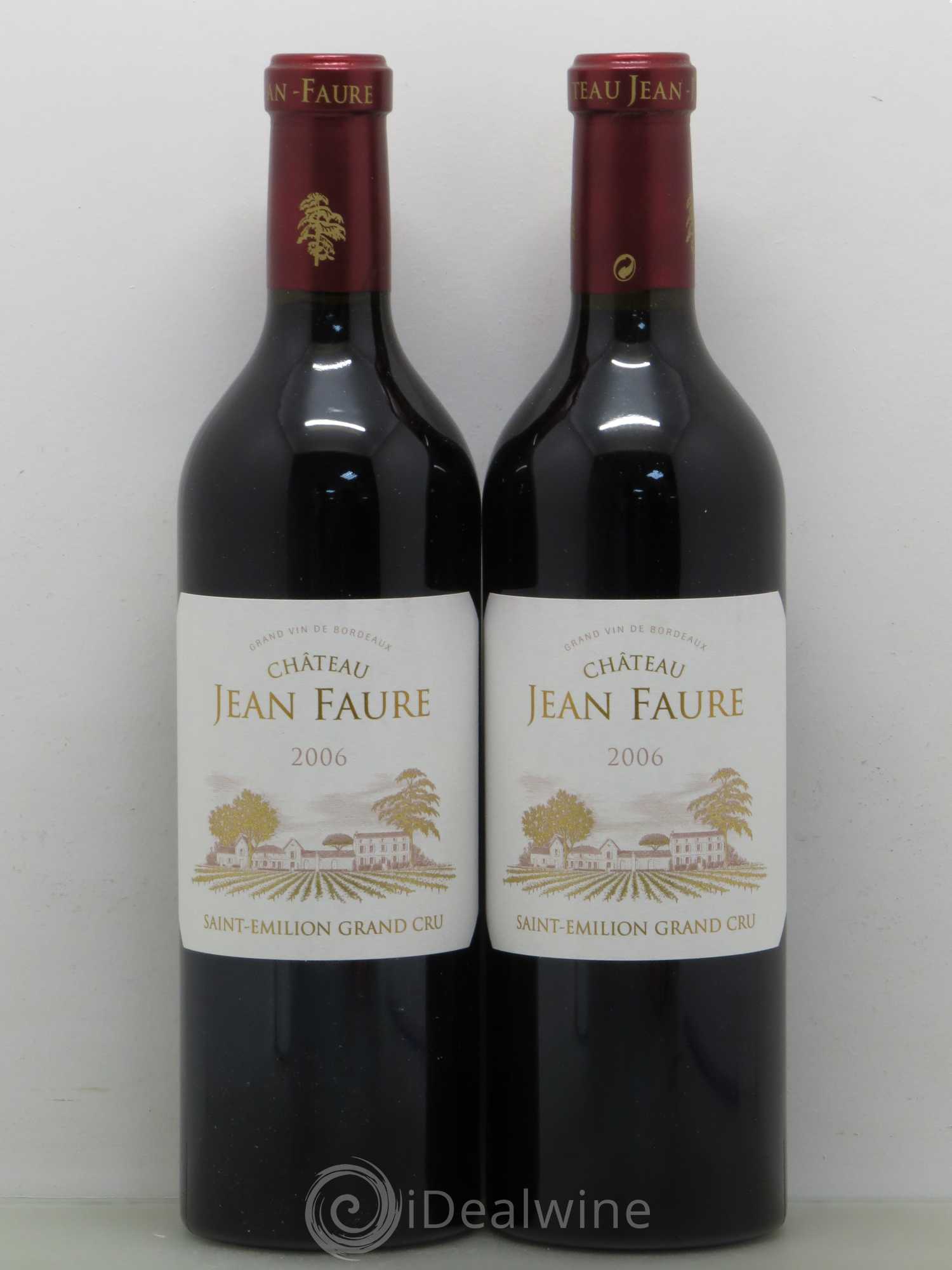 Château Jean Faure Grand Cru Classé 2006 - Lot de 2 bouteilles - 0
