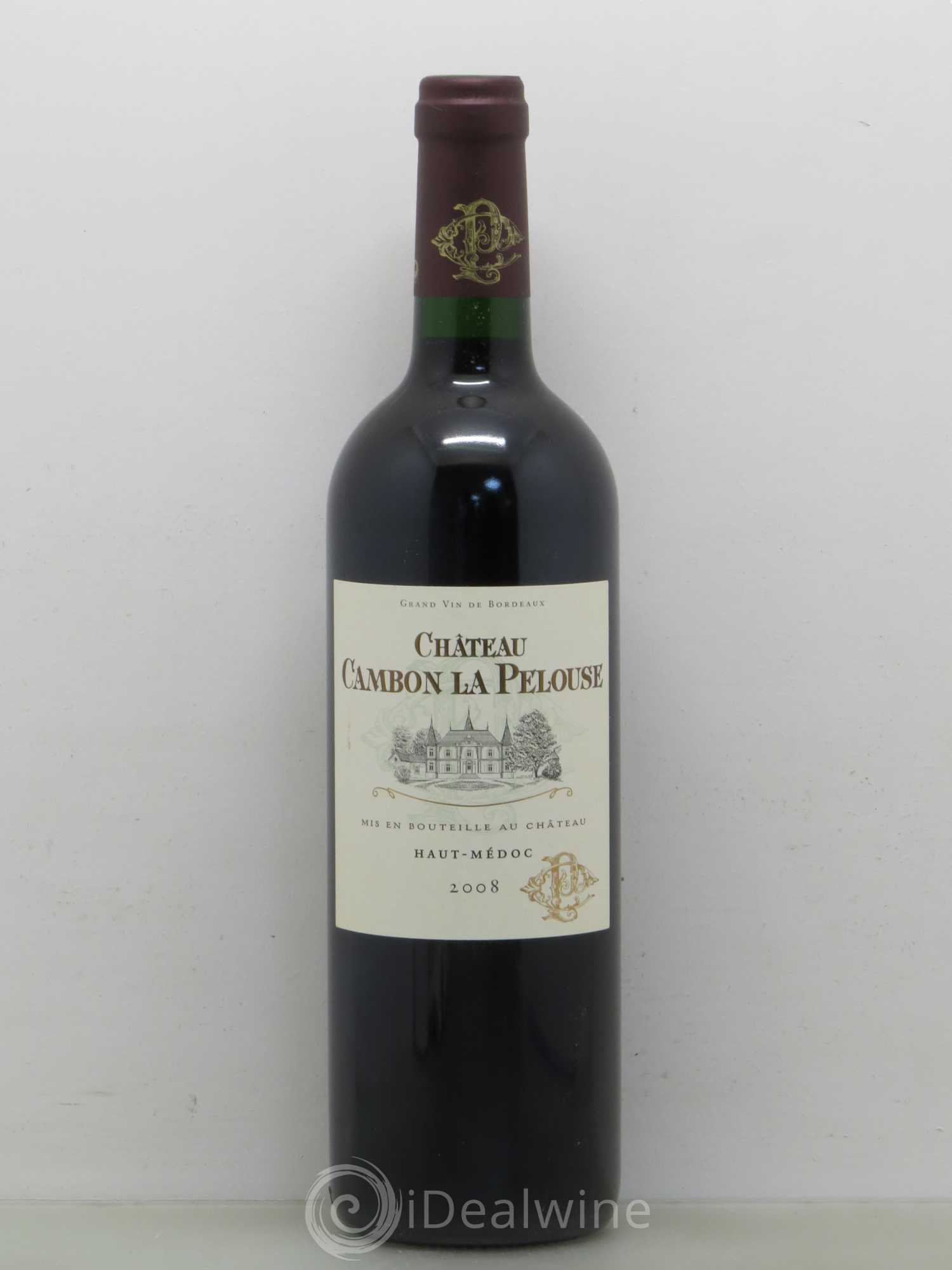 Château Cambon la Pelouse Cru Bourgeois 2008 - Lot de 1 bouteille - 0