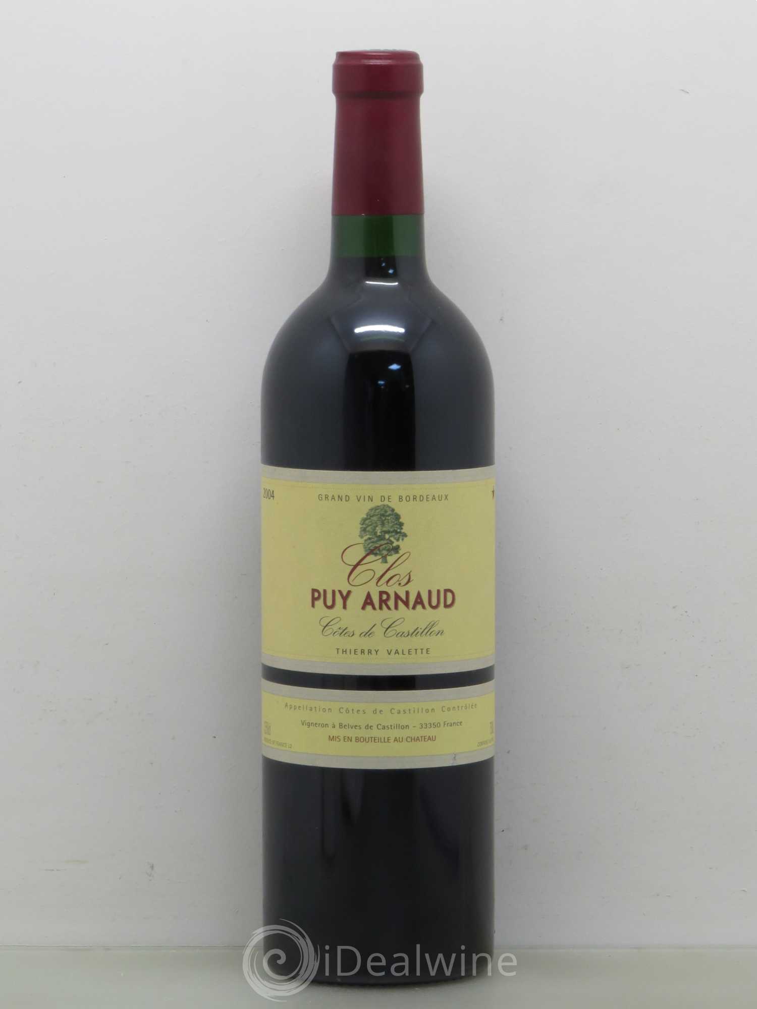 Clos Puy Arnaud 2004 - Lot de 1 bouteille - 0