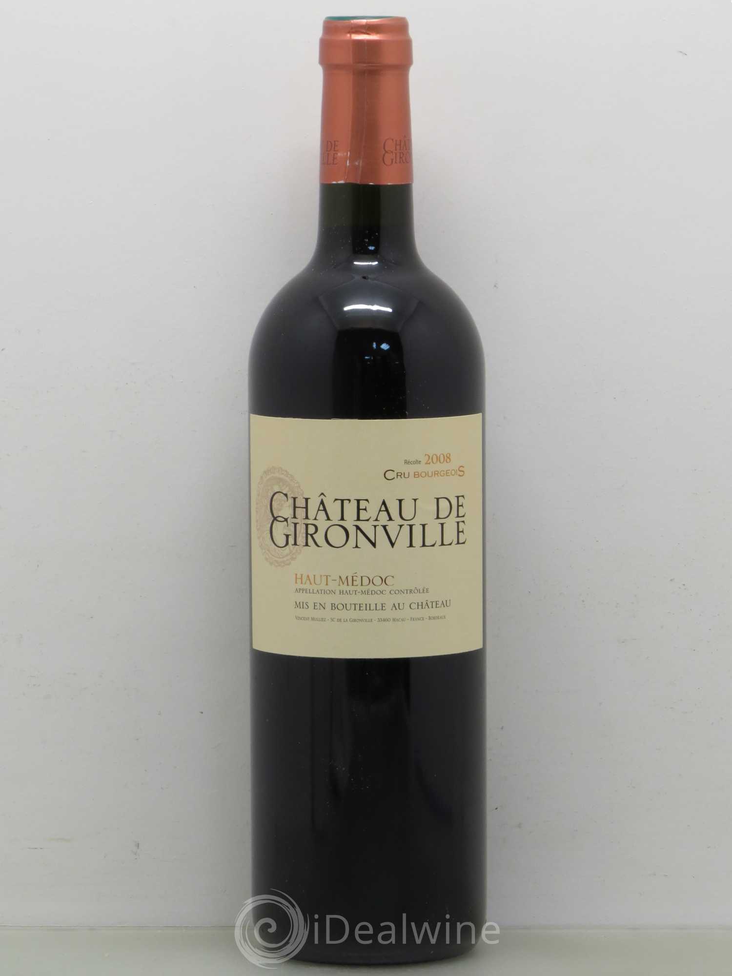 Haut Médoc Château Gironville 2008 - Posten von 1 Flasche - 0
