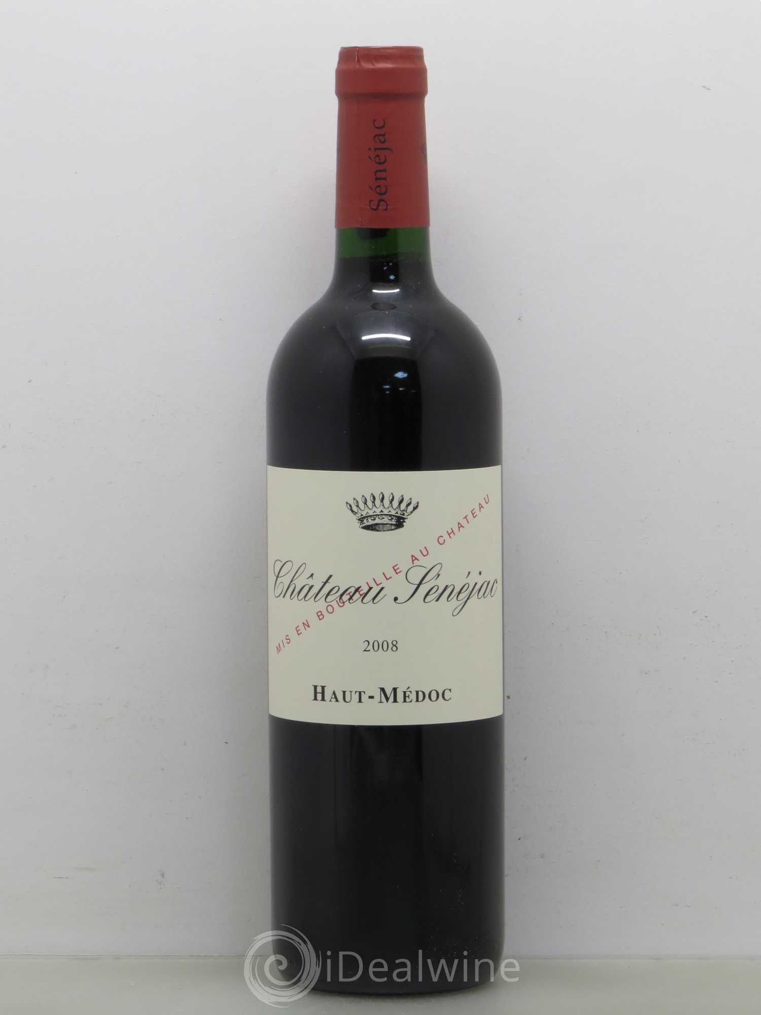 Château Sénejac Cru Bourgeois 2008 - Lot de 1 bouteille - 0