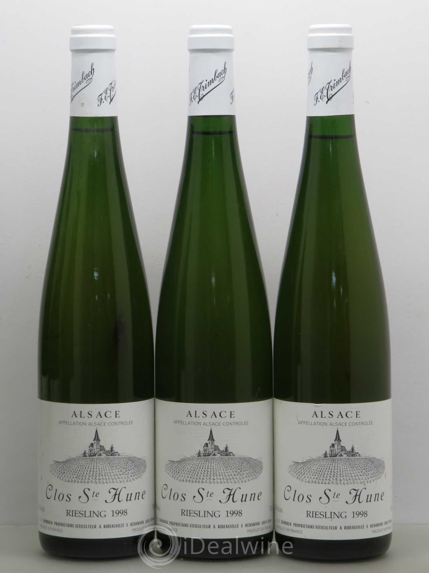 Alsace Riesling Clos Sainte-Hune Trimbach (Domaine) 1998 - Lot de 6 bouteilles - 1