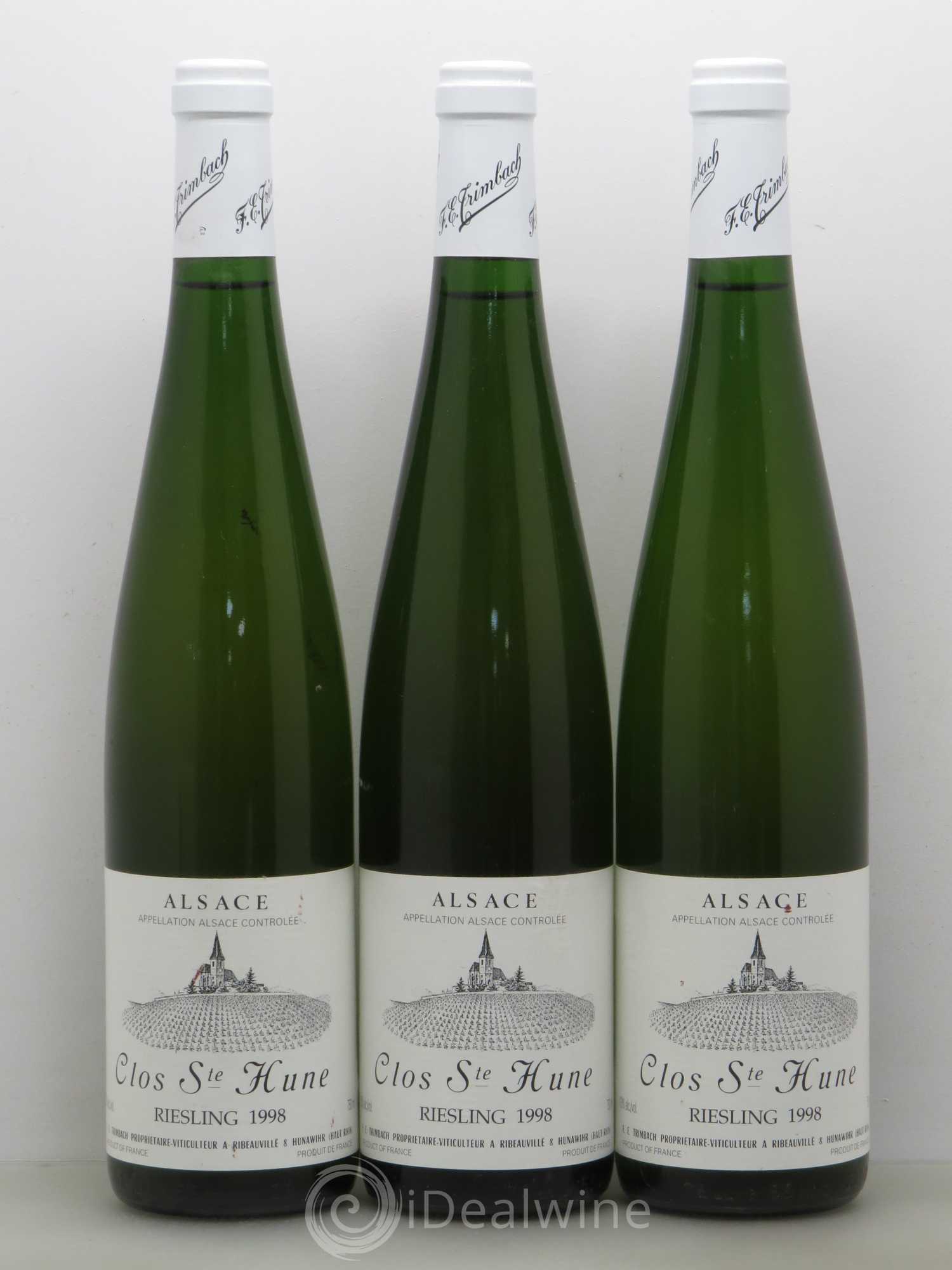 Alsace Riesling Clos Sainte-Hune Trimbach (Domaine) 1998 - Lot de 6 bouteilles - 2
