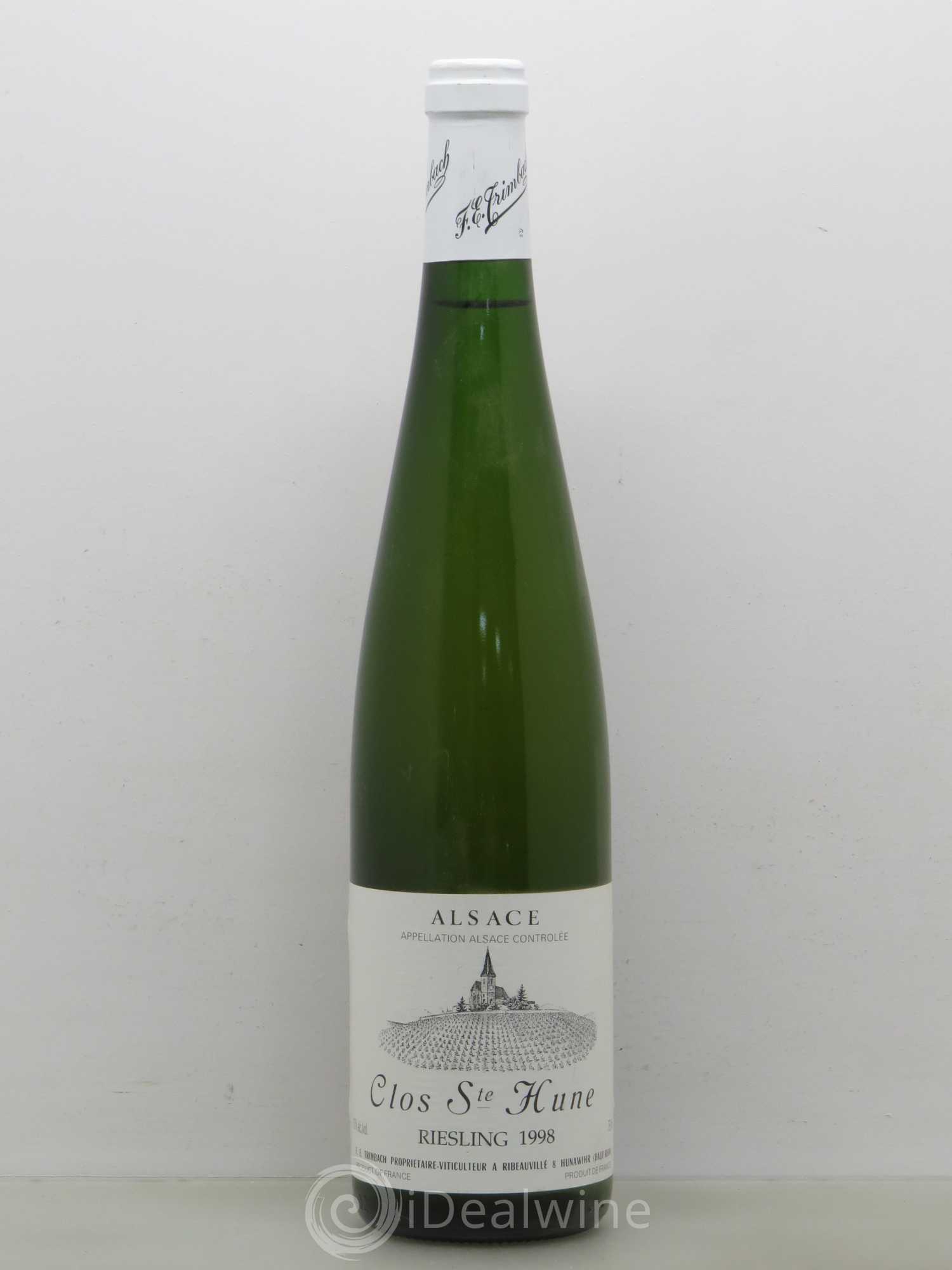 Alsace Riesling Clos Sainte-Hune Trimbach (Domaine) 1998 - Lot de 1 bouteille - 0