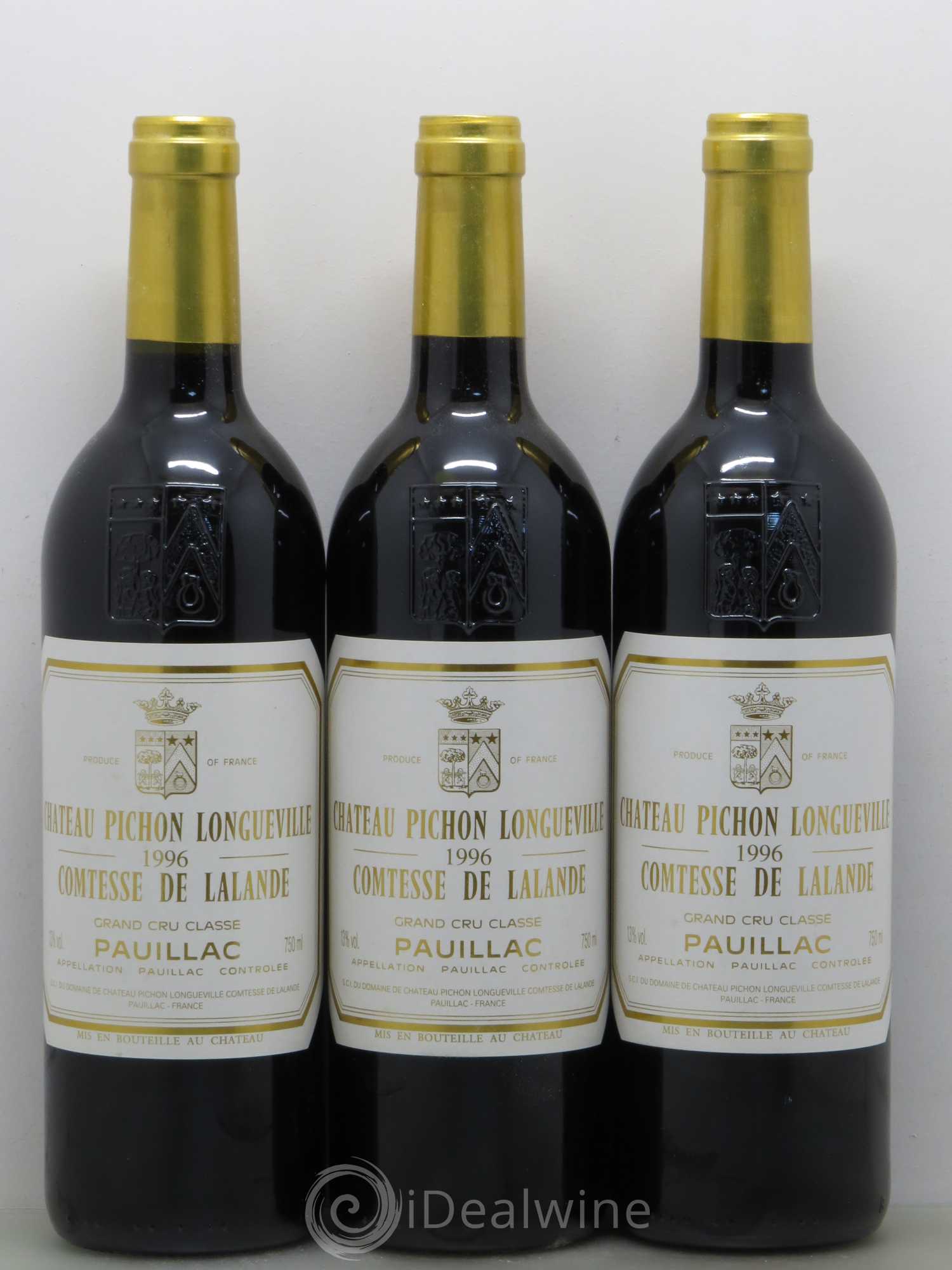 Château Pichon Longueville Comtesse de Lalande 2ème Grand Cru Classé 1996 - Lot de 12 bouteilles - 1