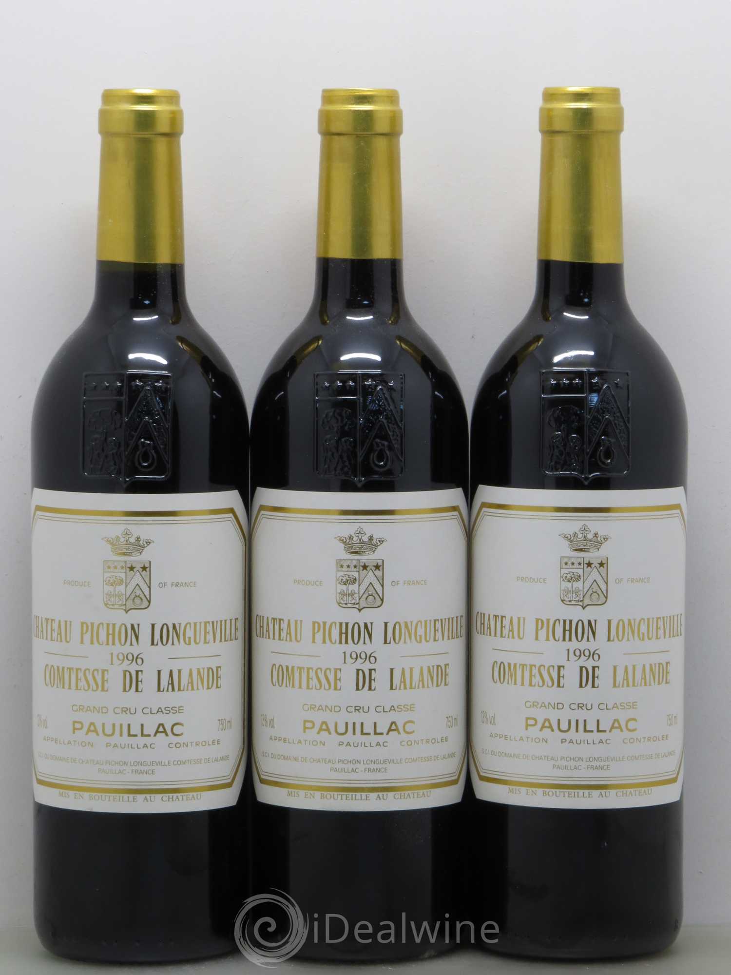 Château Pichon Longueville Comtesse de Lalande 2ème Grand Cru Classé 1996 - Lot de 12 bouteilles - 2