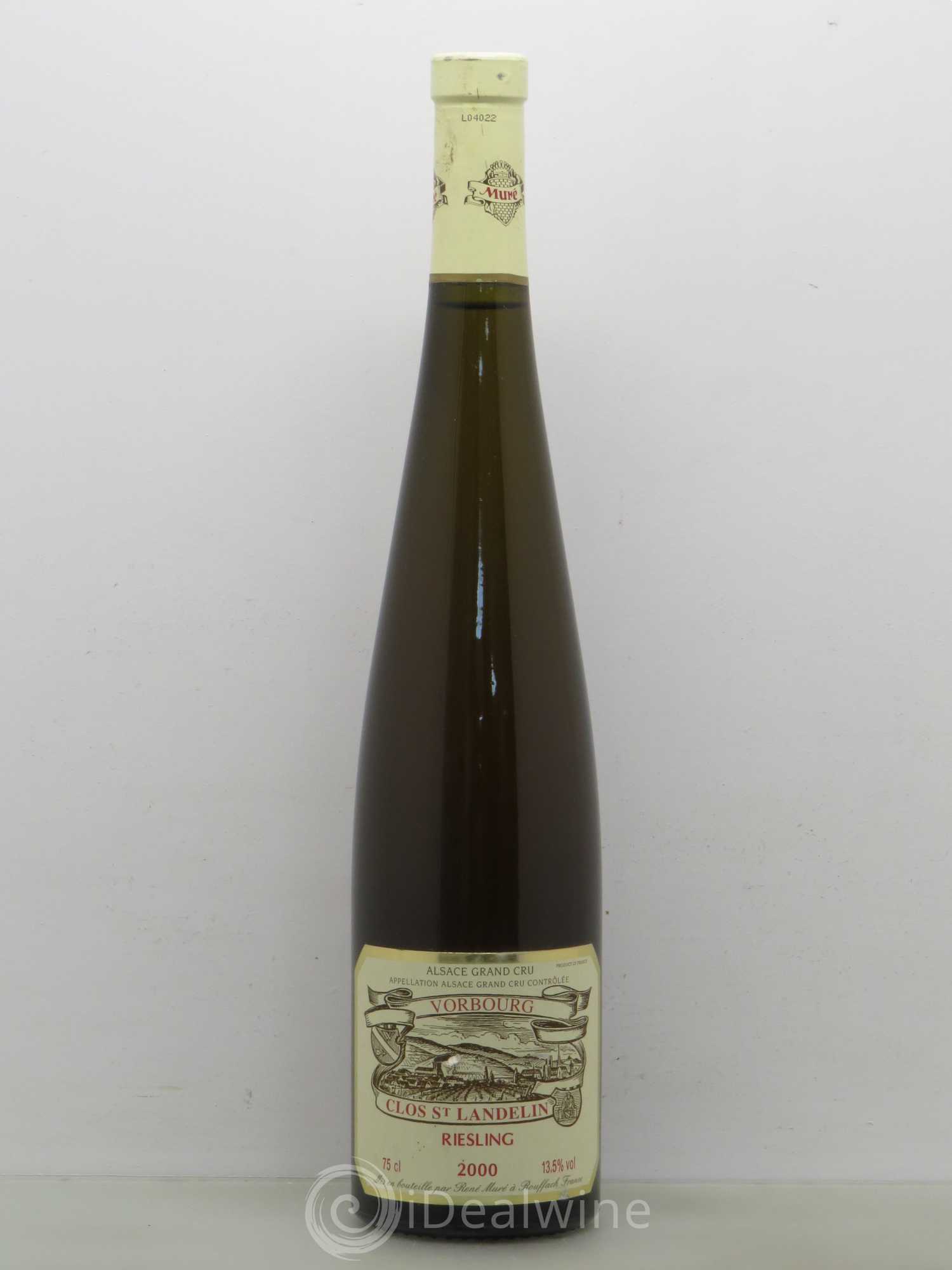 Riesling Grand Cru Clos Saint Landelin Vorbourg Rene Mure 2000 - Posten von 1 Flasche - 0