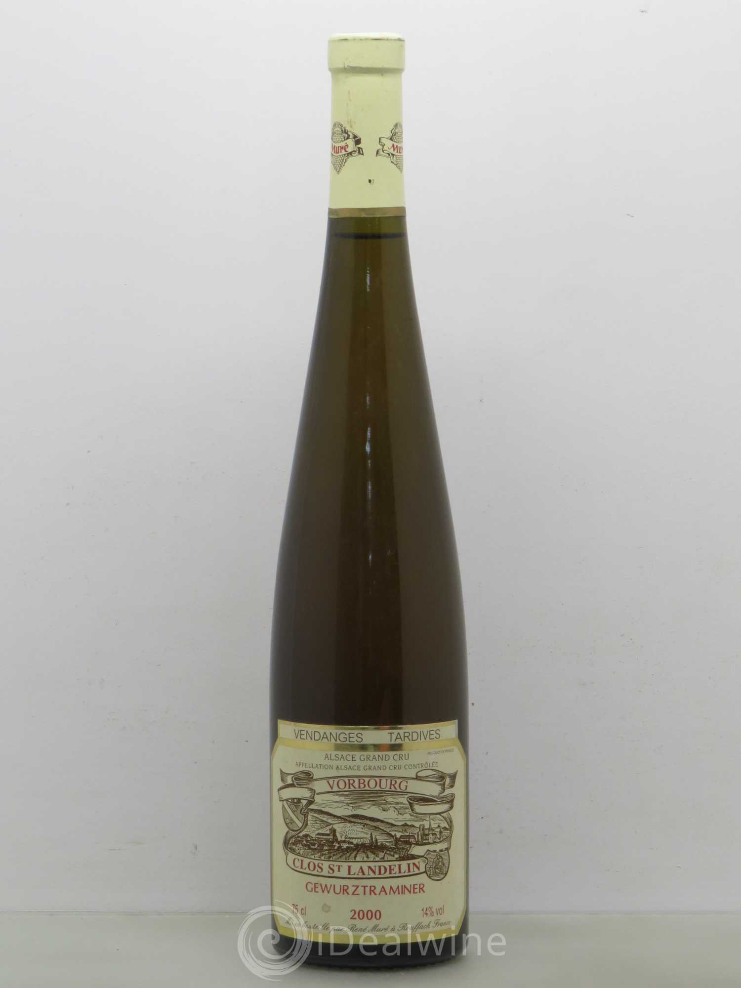 Gewurztraminer Vendanges Tardives Clos Saint Landelin Vorbourg Rene Mure 2000 - Lotto di 1 bottiglia - 0