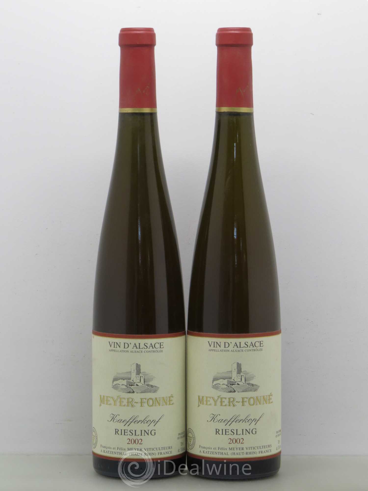 Riesling Kaefferkopf Meyer Fonne 2002 - Posten von 2 Flaschen - 0