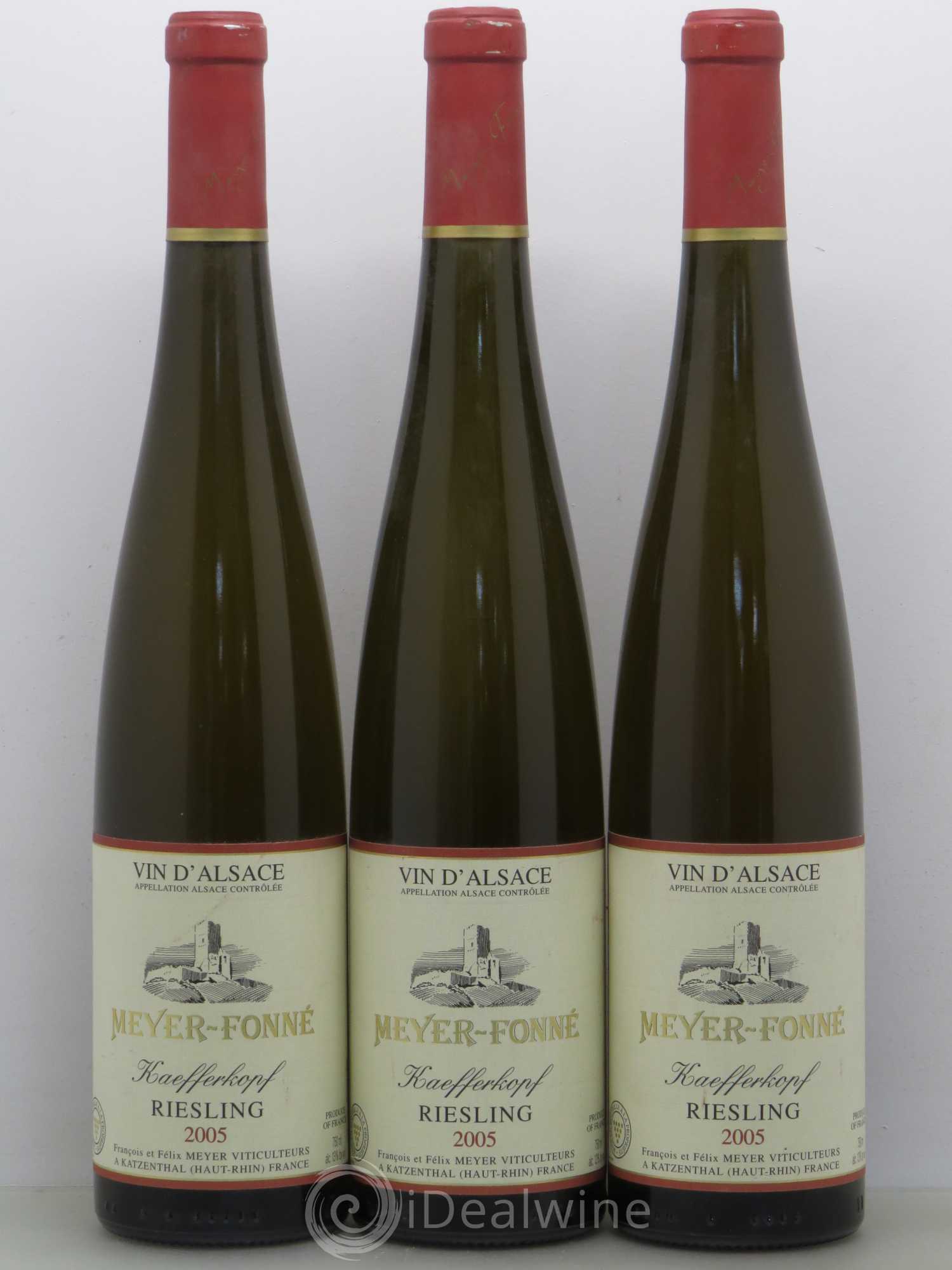Riesling Kaefferkopf Meyer Fonne 2005 - Lotto di 3 bottiglie - 0
