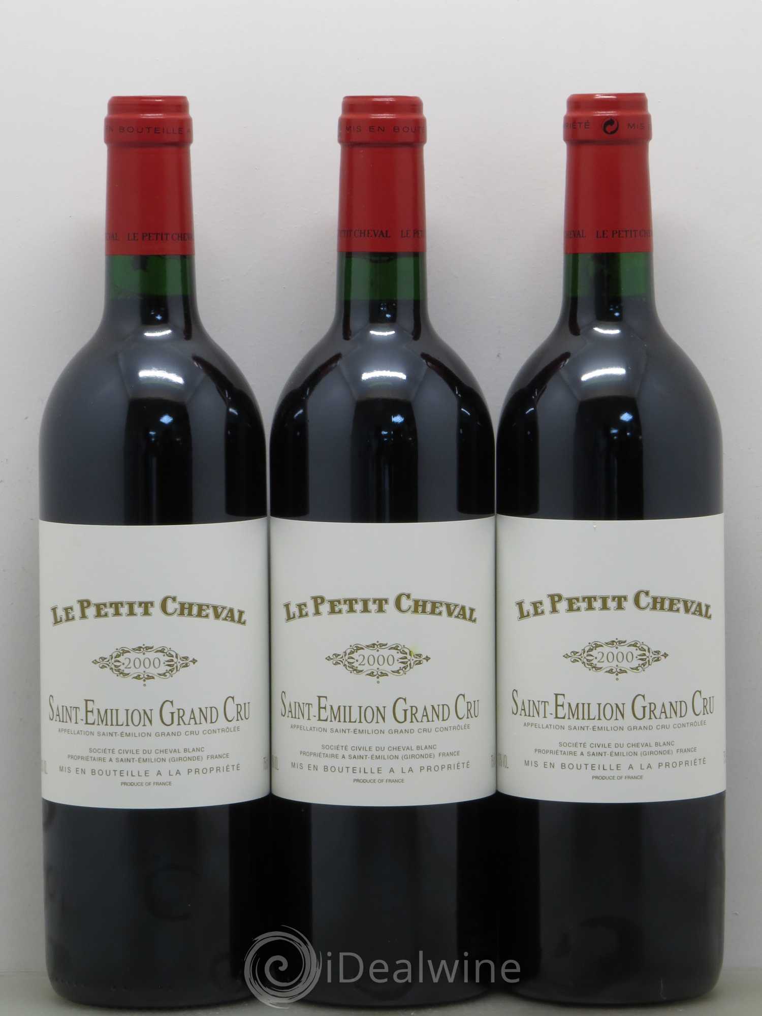 Le Petit Cheval Second Vin 2000 - Lot de 12 bouteilles - 1