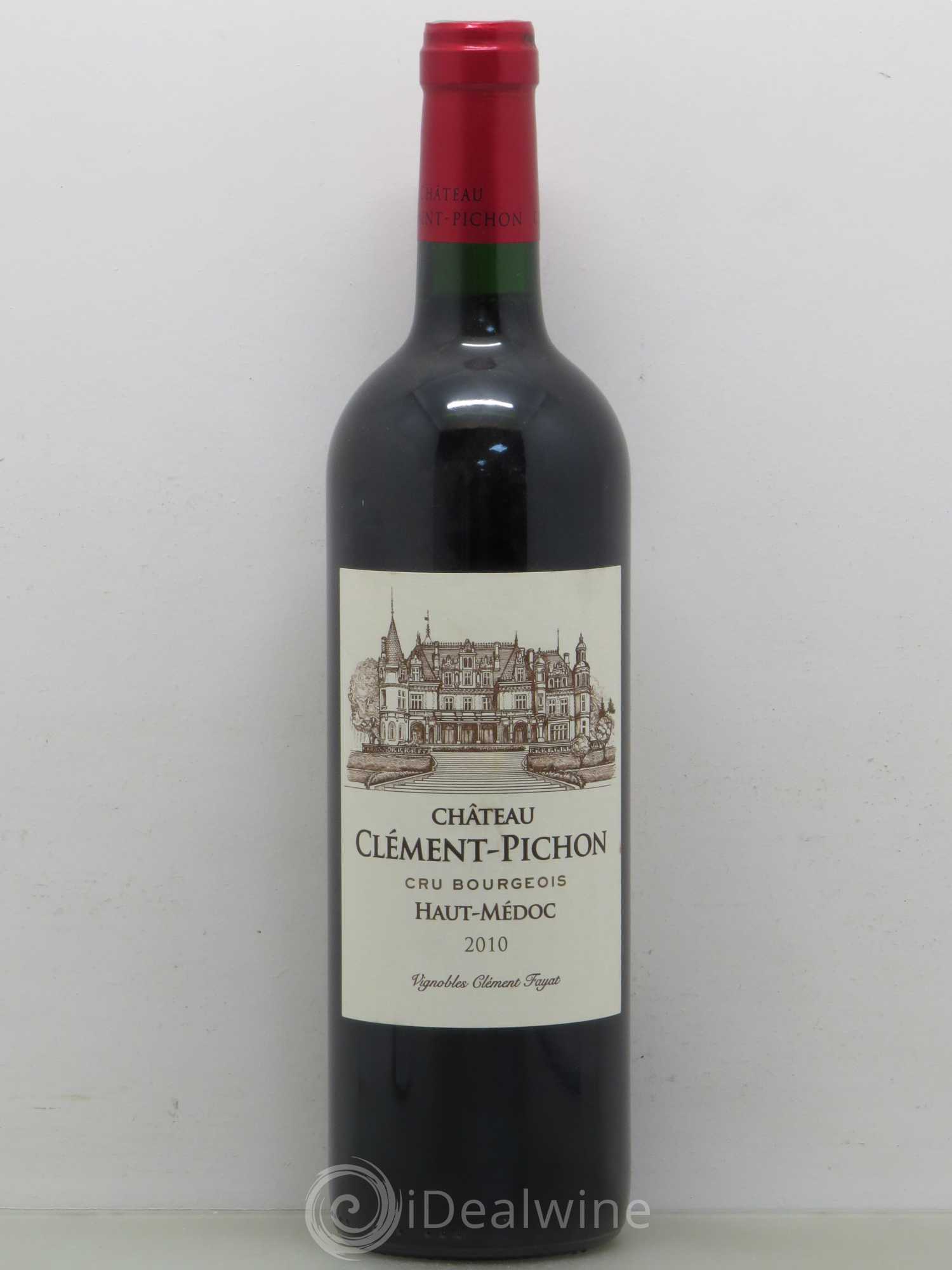 Château Clément-Pichon Cru Bourgeois 2010 - Lot de 1 bouteille - 0