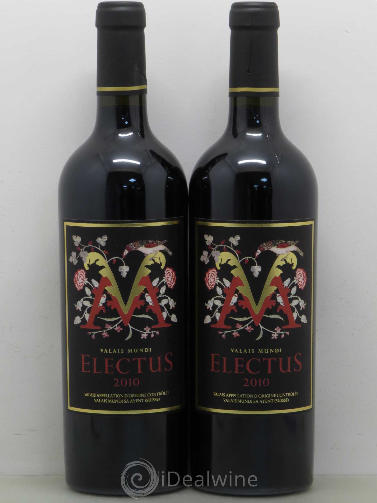 Vins Etrangers AOC Vallais Electus Provins (Suisse) 2010 - Lotto di 2 bottiglie - 0