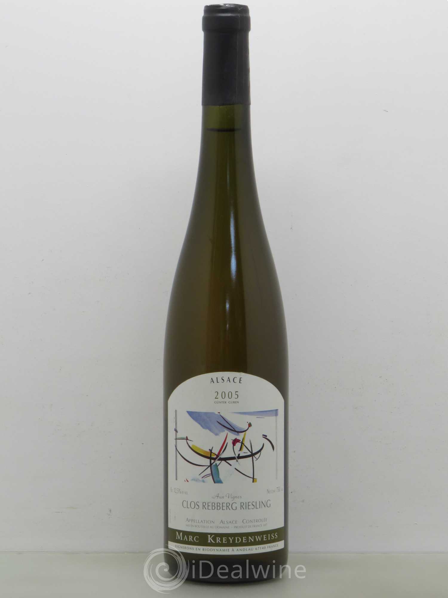 Riesling Clos Rebberg Riesling Marc Kreydenweiss 2005 - Posten von 1 Flasche - 0