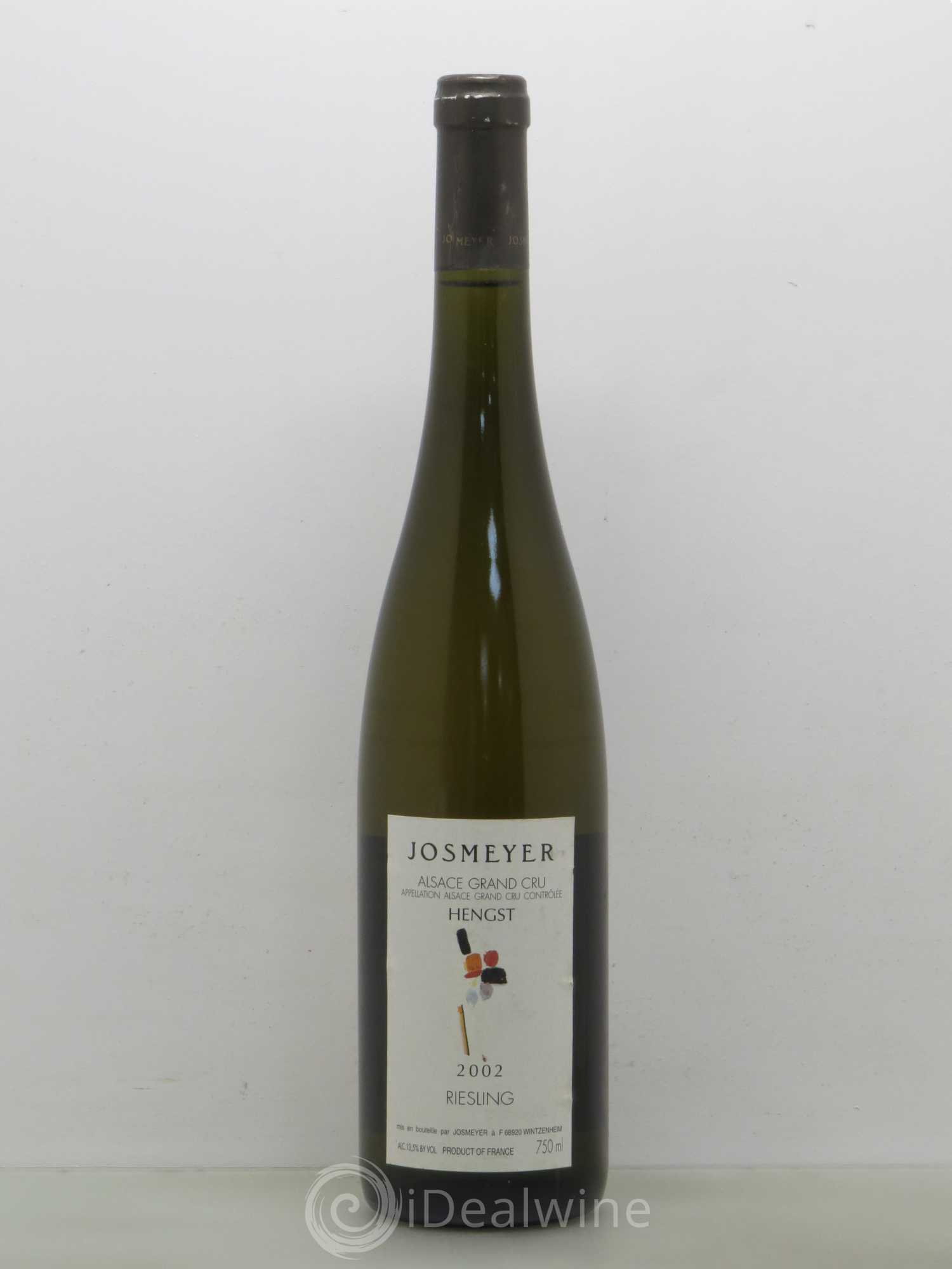 Alsace Riesling Grand Cru Hengst Josmeyer (Domaine) 2002 - Lot de 1 bouteille - 0