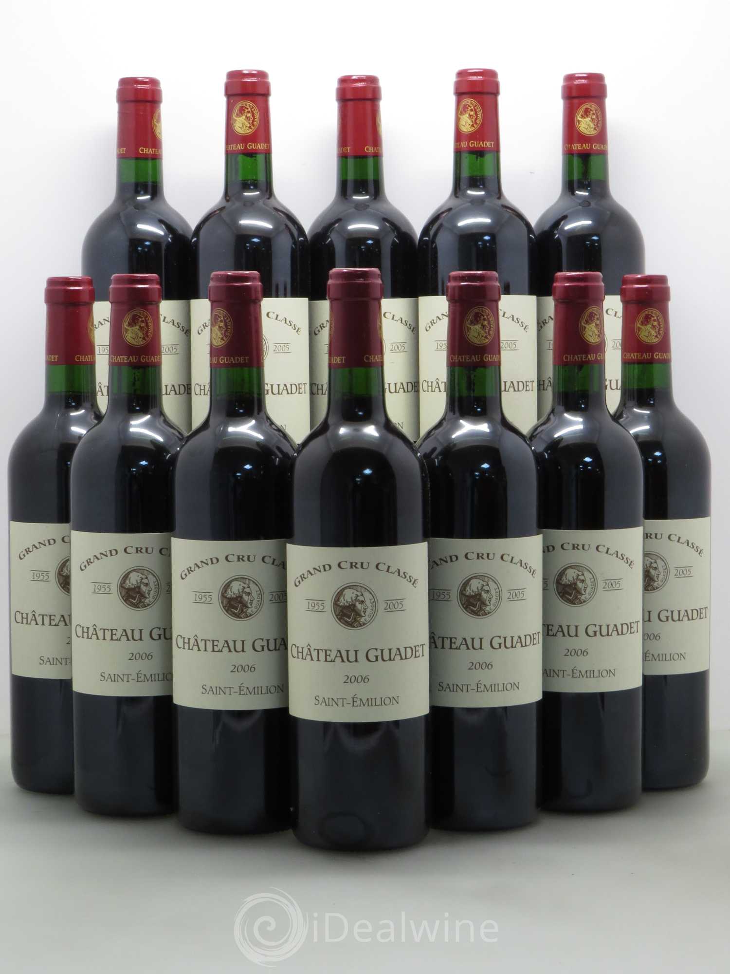 Château Guadet Grand Cru Classé 2006 - Lot de 12 bouteilles - 0