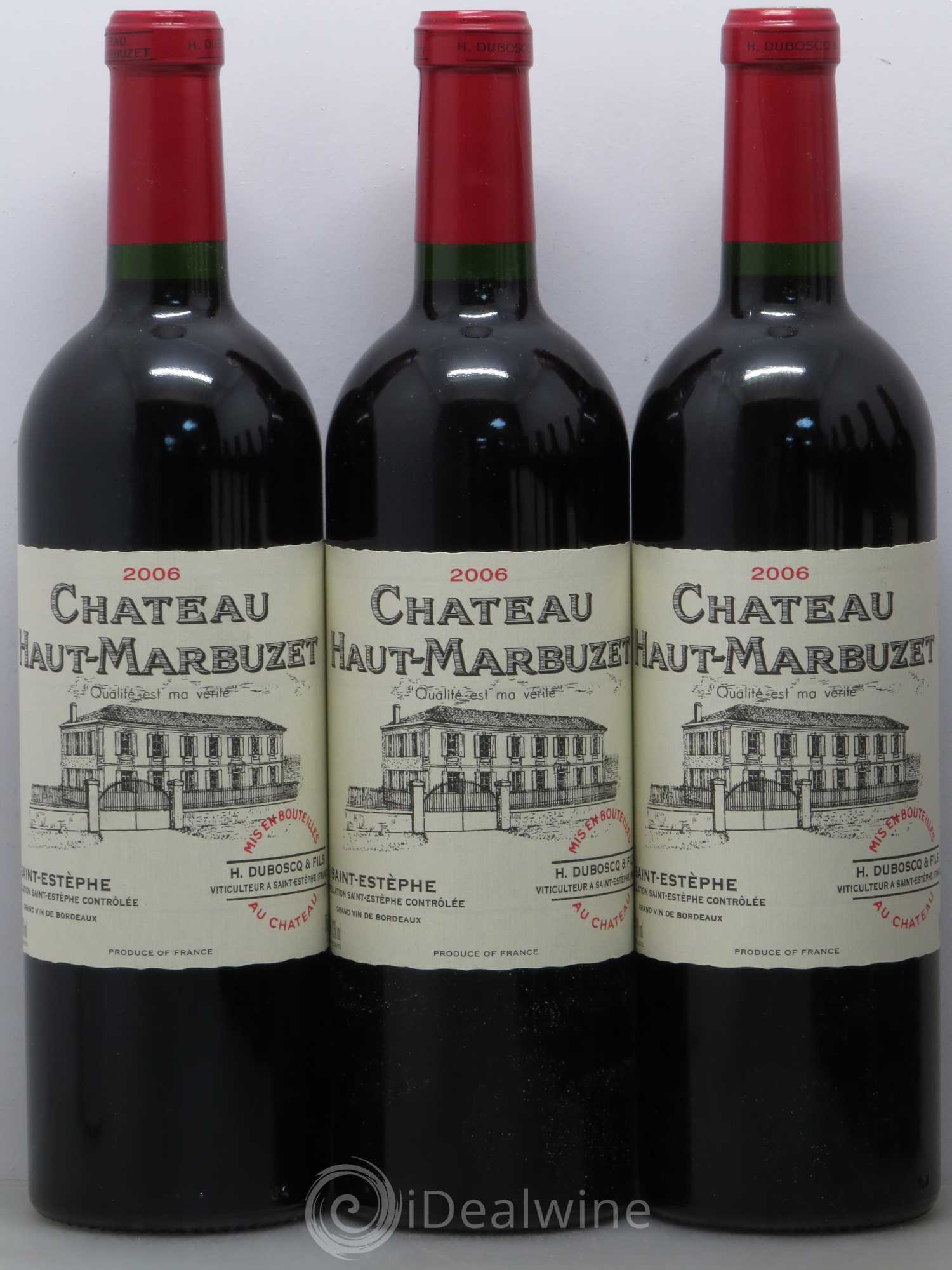 Château Haut Marbuzet 2006 - Lot de 12 bouteilles - 2