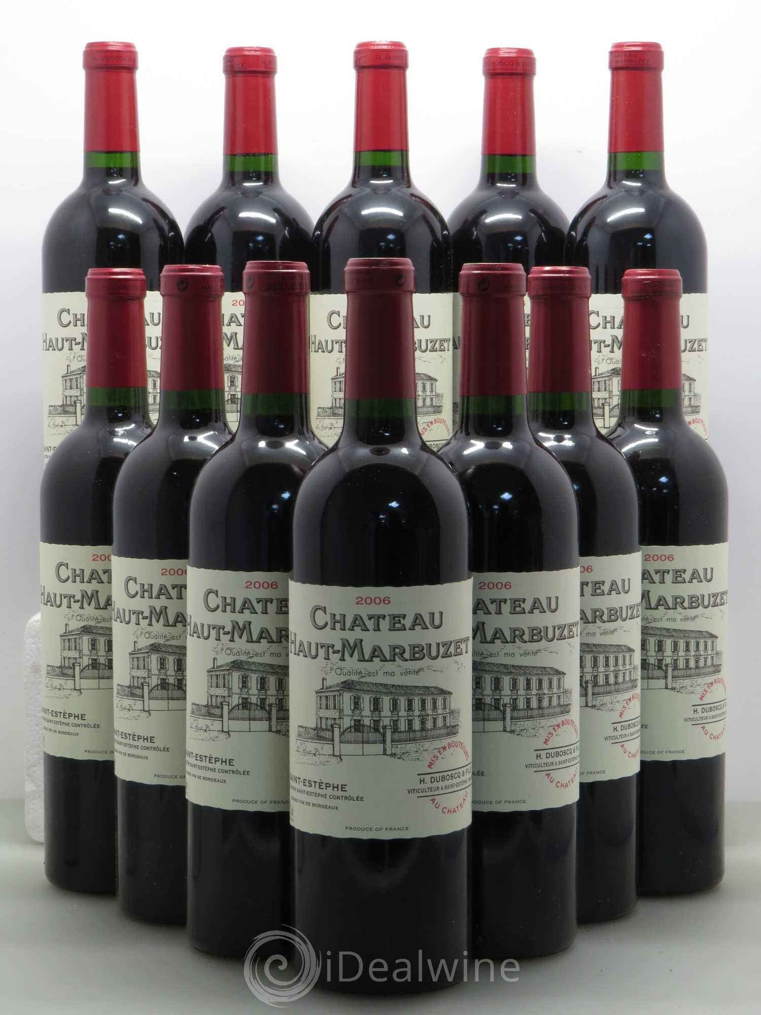 Château Haut Marbuzet 2006 - Lot de 12 bouteilles - 0