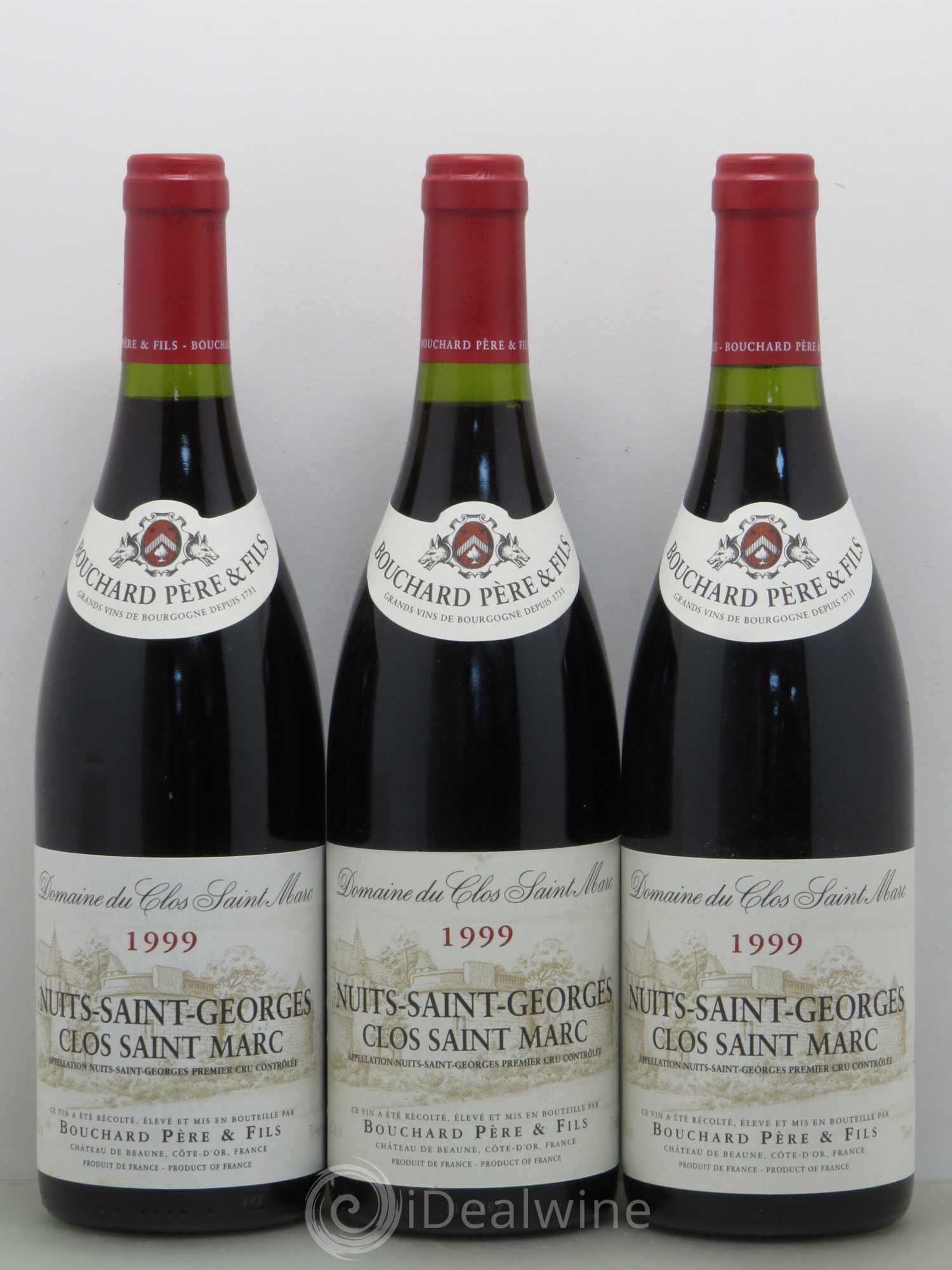 Nuits-Saint-Georges 1er Cru Clos Saint Marc Bouchard P&F 1999 - Lot de 6 bouteilles - 2