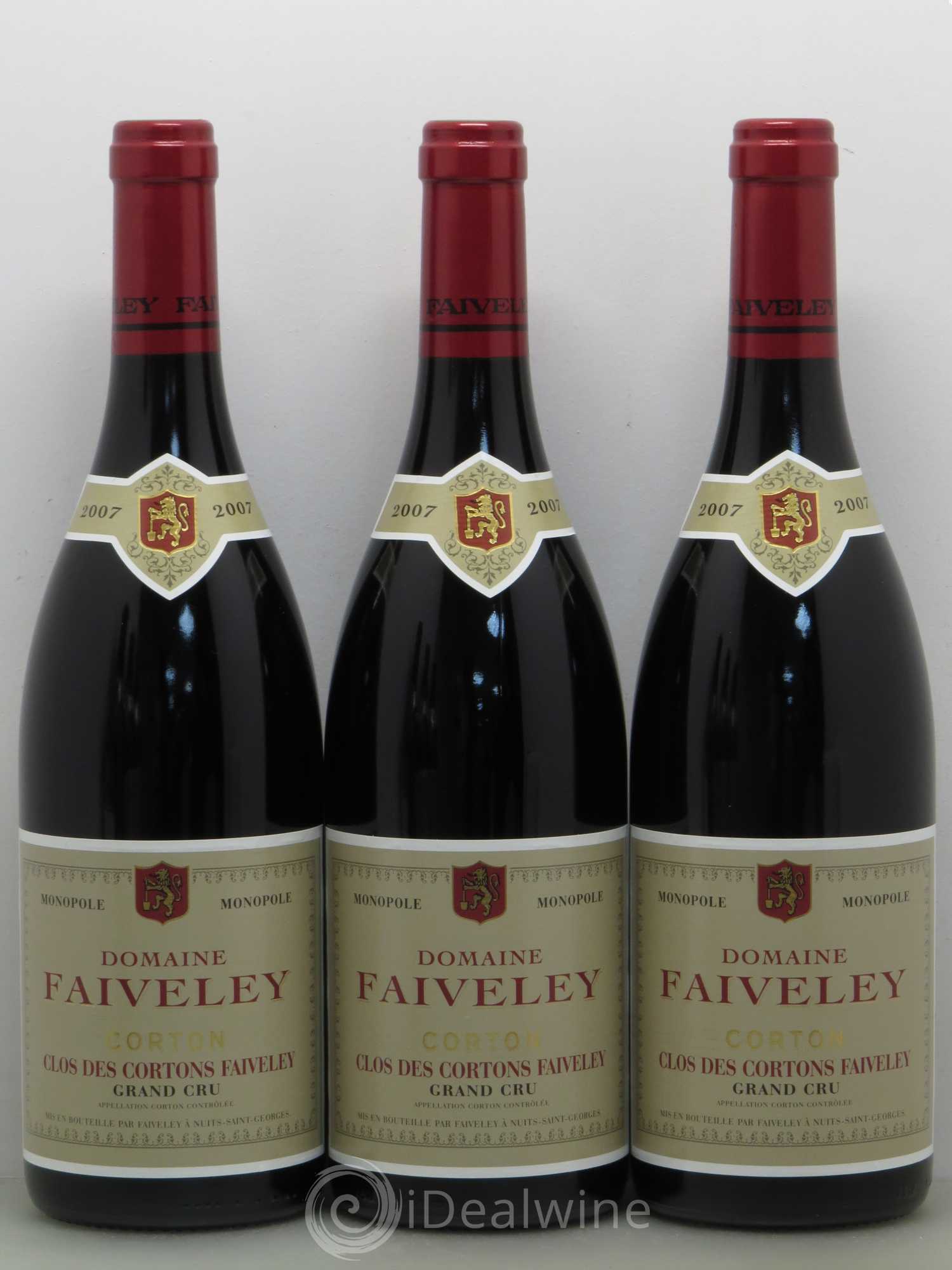 Corton Grand Cru Clos des Cortons Faiveley 2007 - Lot de 6 bouteilles - 2