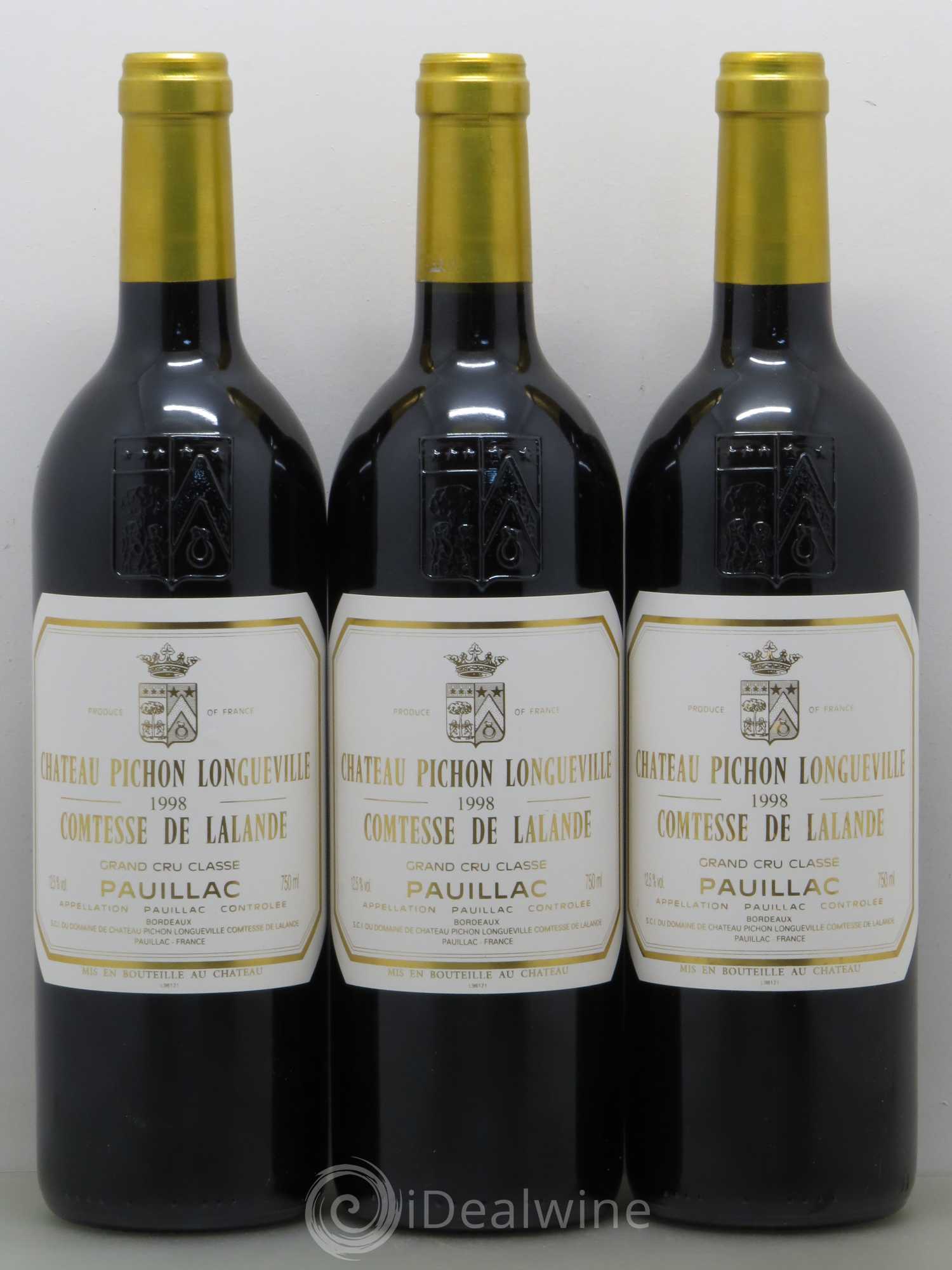 Château Pichon Longueville Comtesse de Lalande 2ème Grand Cru Classé 1998 - Lot de 12 bouteilles - 2