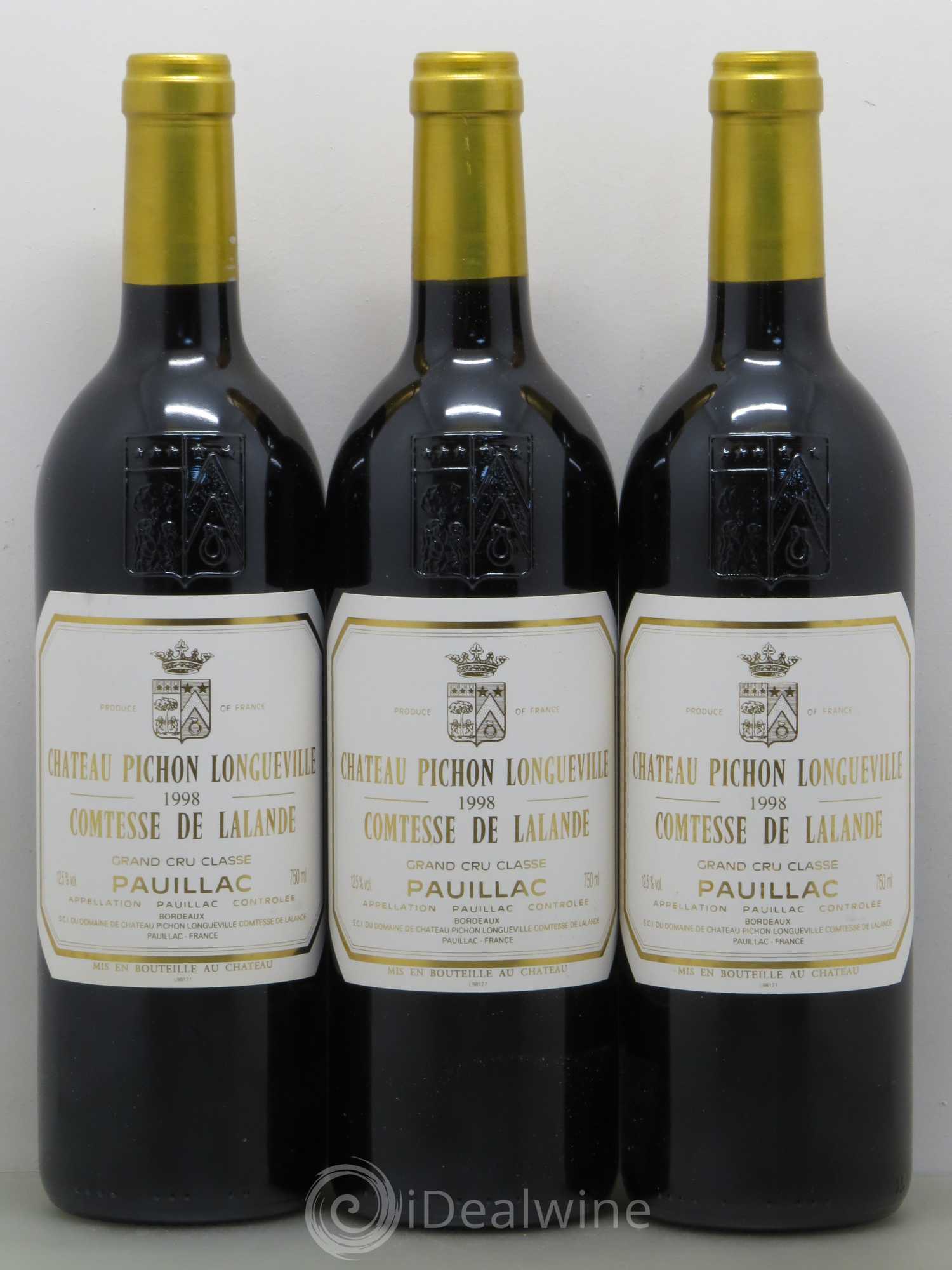 Château Pichon Longueville Comtesse de Lalande 2ème Grand Cru Classé 1998 - Lot de 12 bouteilles - 3