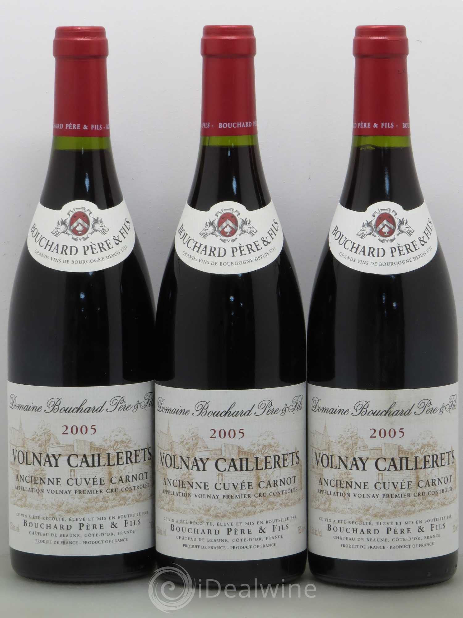 Volnay 1er Cru Caillerets - Ancienne Cuvée Carnot Bouchard Père & Fils 2005 - Lot de 6 bouteilles - 2