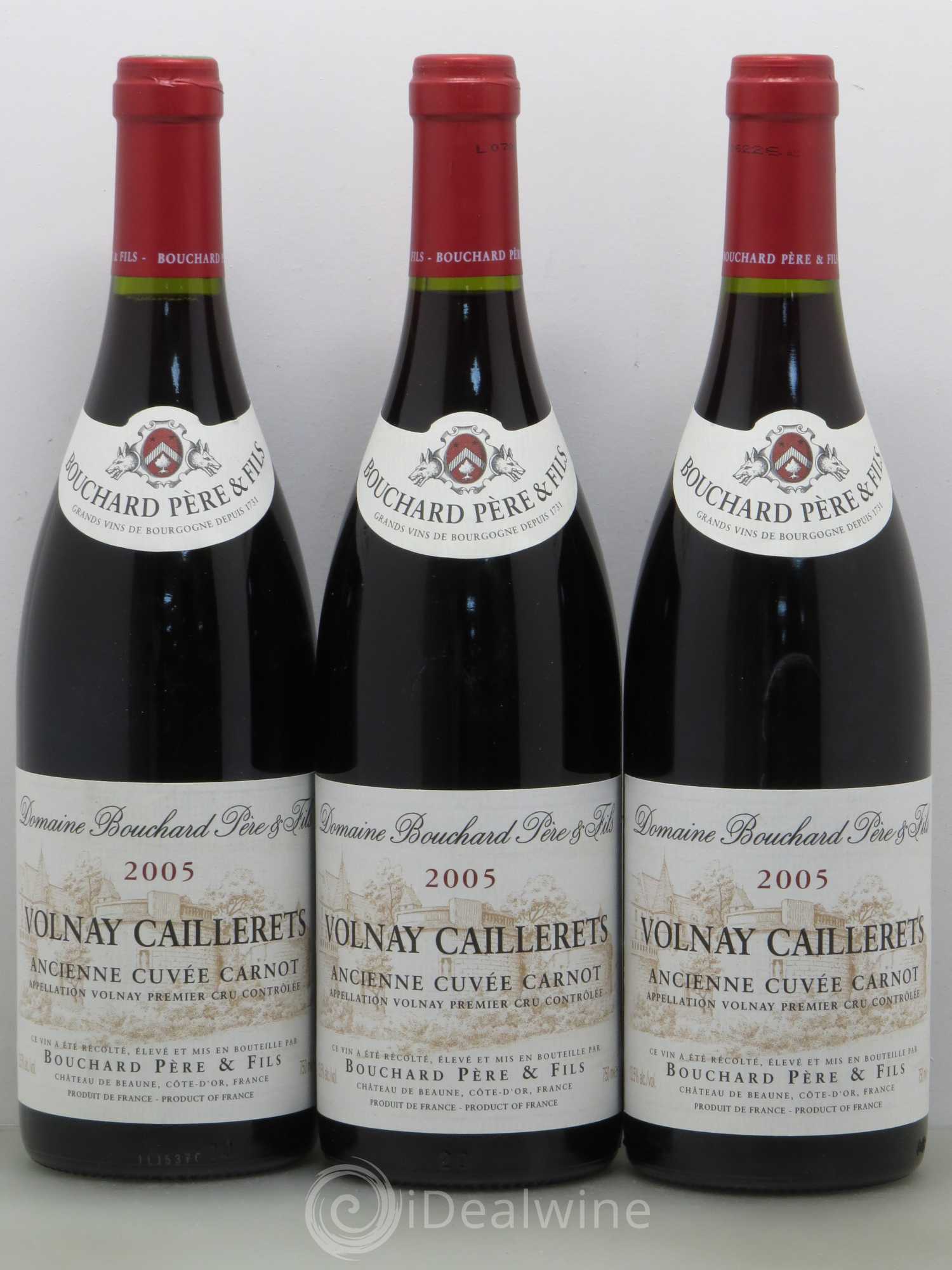 Volnay 1er Cru Caillerets - Ancienne Cuvée Carnot Bouchard Père & Fils 2005 - Lot de 6 bouteilles - 2