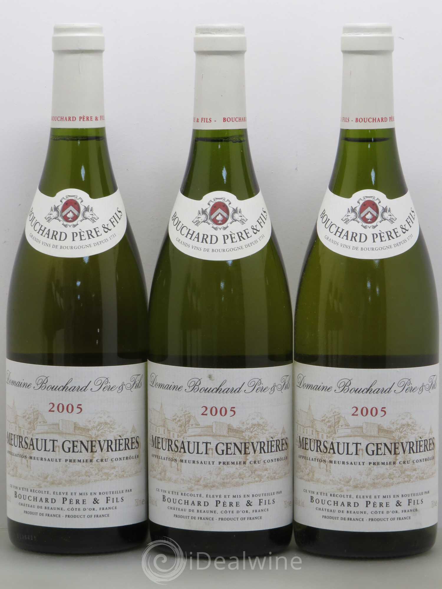 Meursault 1er Cru Genevrières Bouchard Père et Fils 2005 - Posten von 6 Flaschen - 1